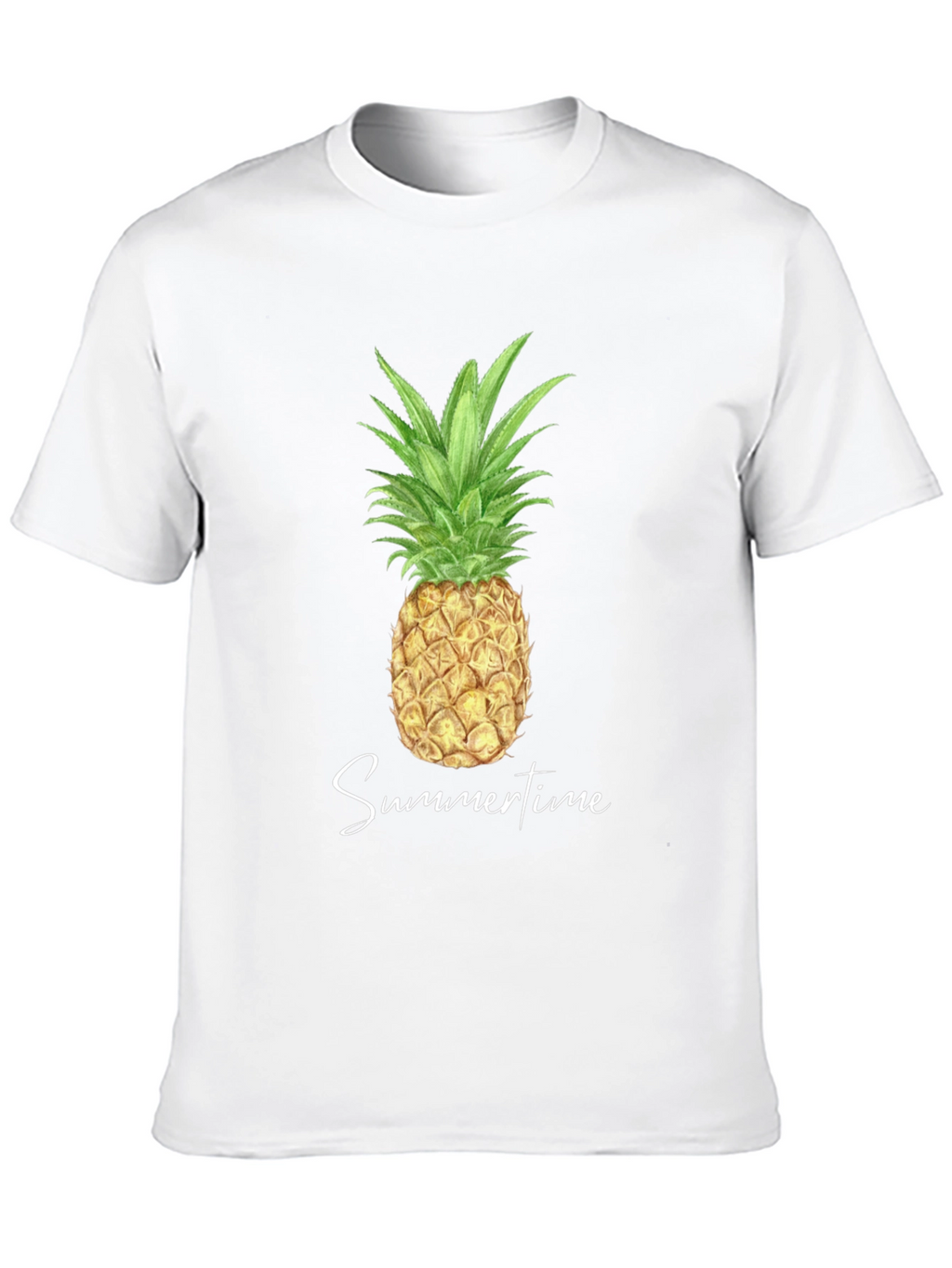 Pineapple Summertime Graphic Tee - Black