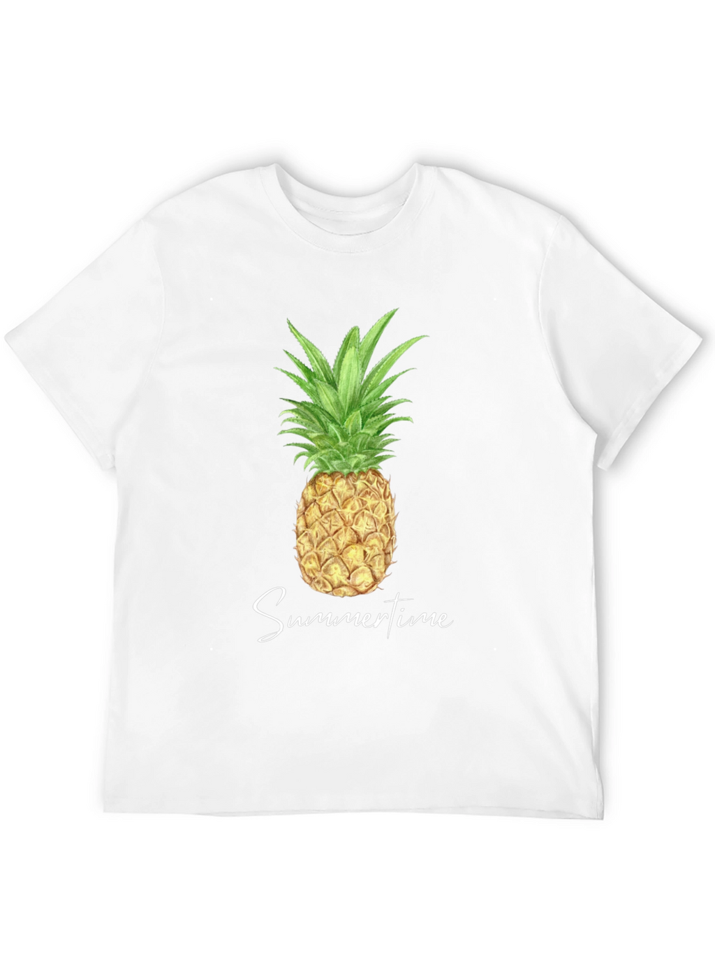 Pineapple Summertime Graphic Tee - Black