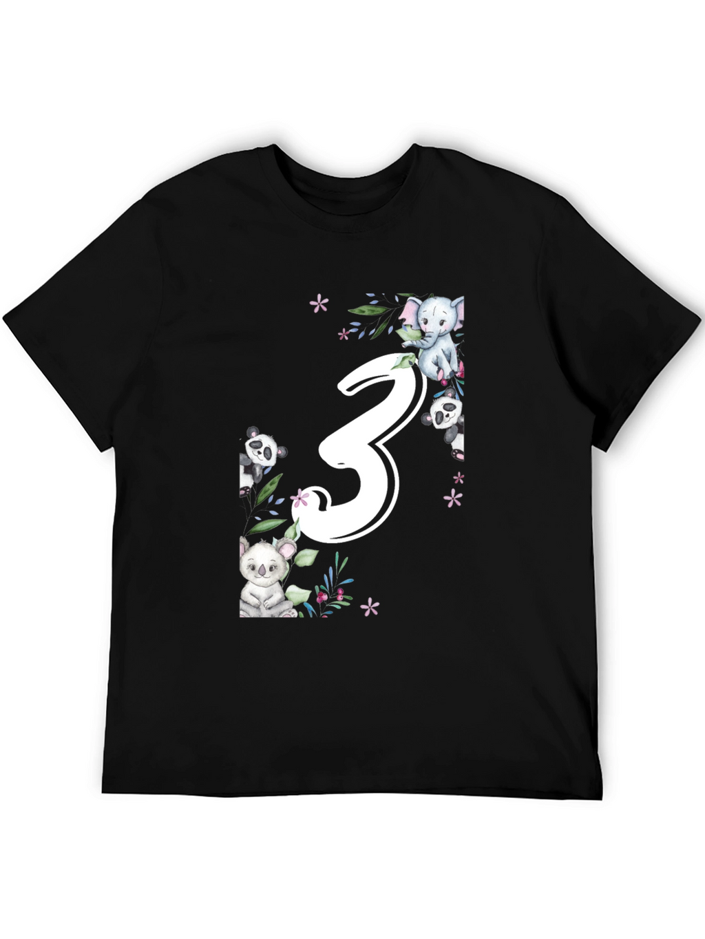 Cute 3rd Birthday Animal T-Shirt