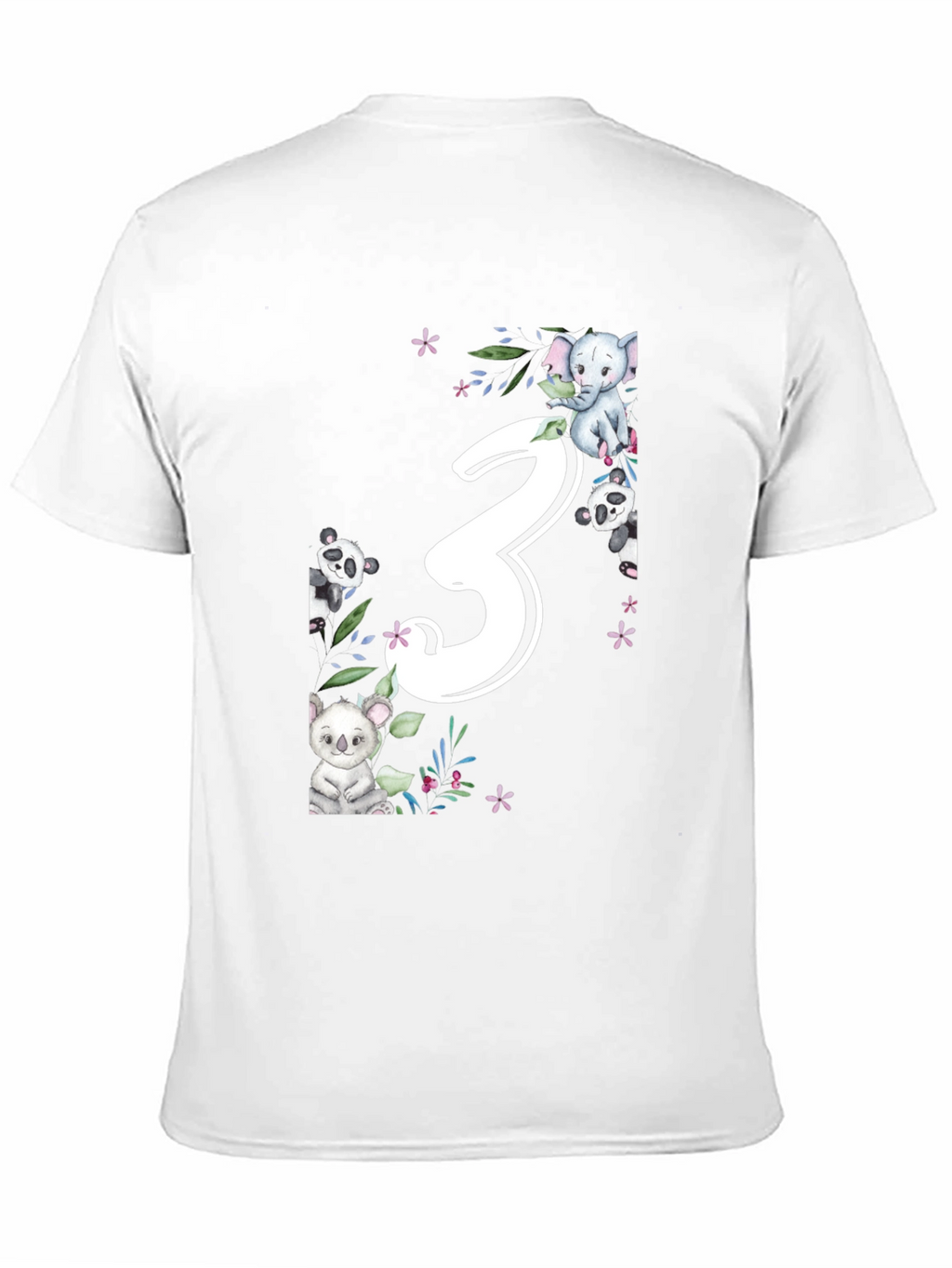 Cute 3rd Birthday Animal T-Shirt