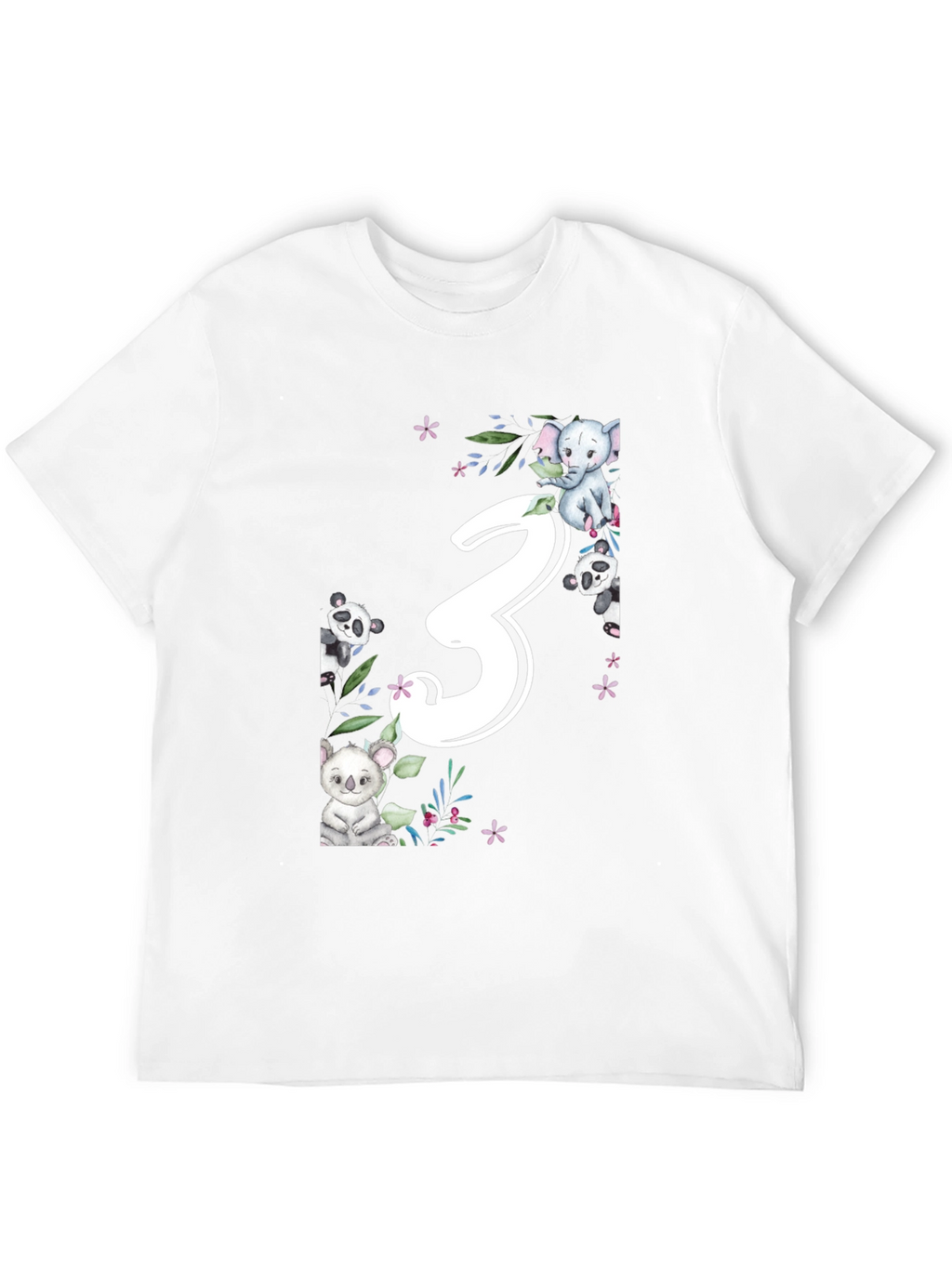 Cute 3rd Birthday Animal T-Shirt