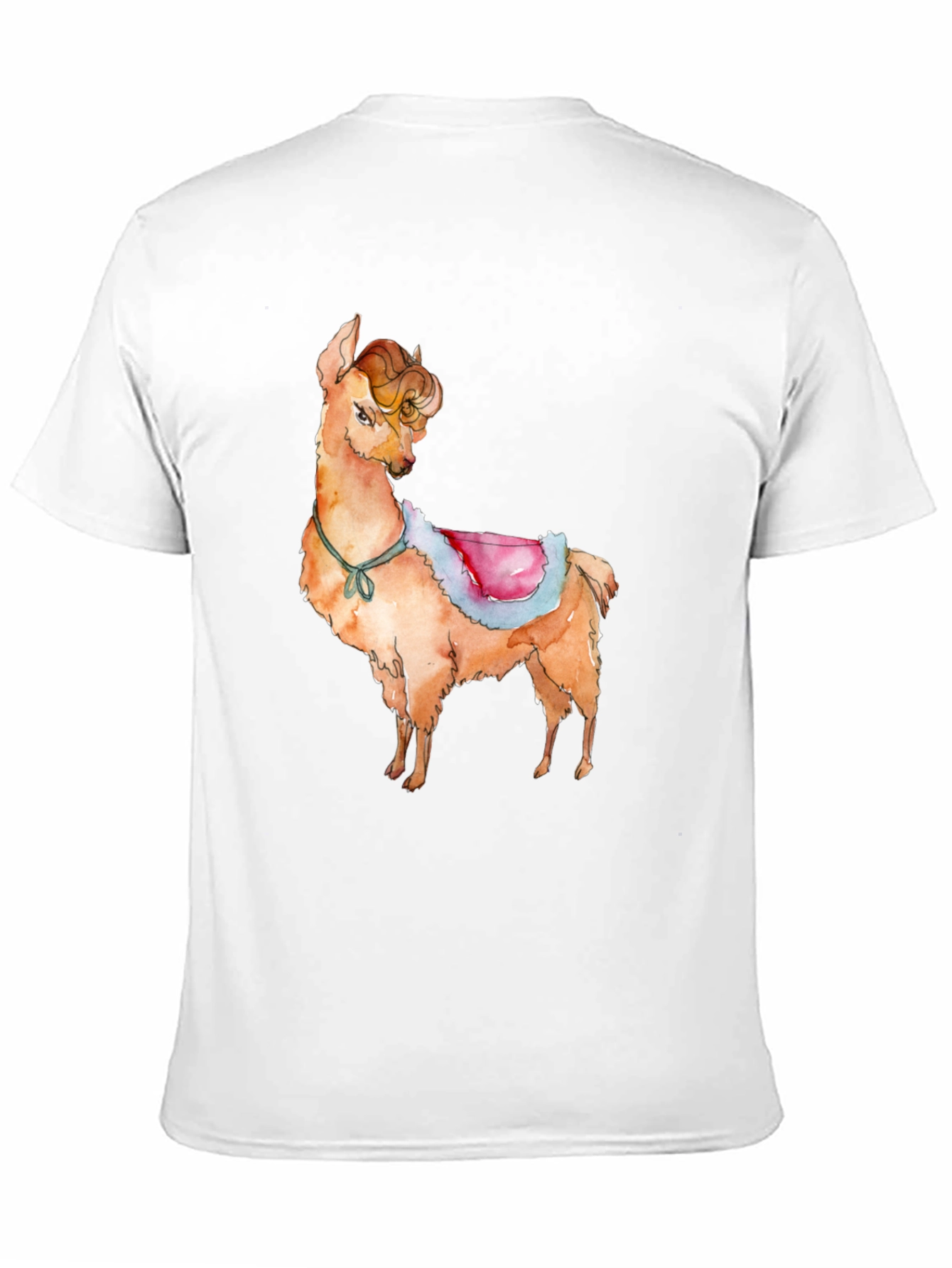 Llama Graphic Print T-Shirt - Cute & Stylish