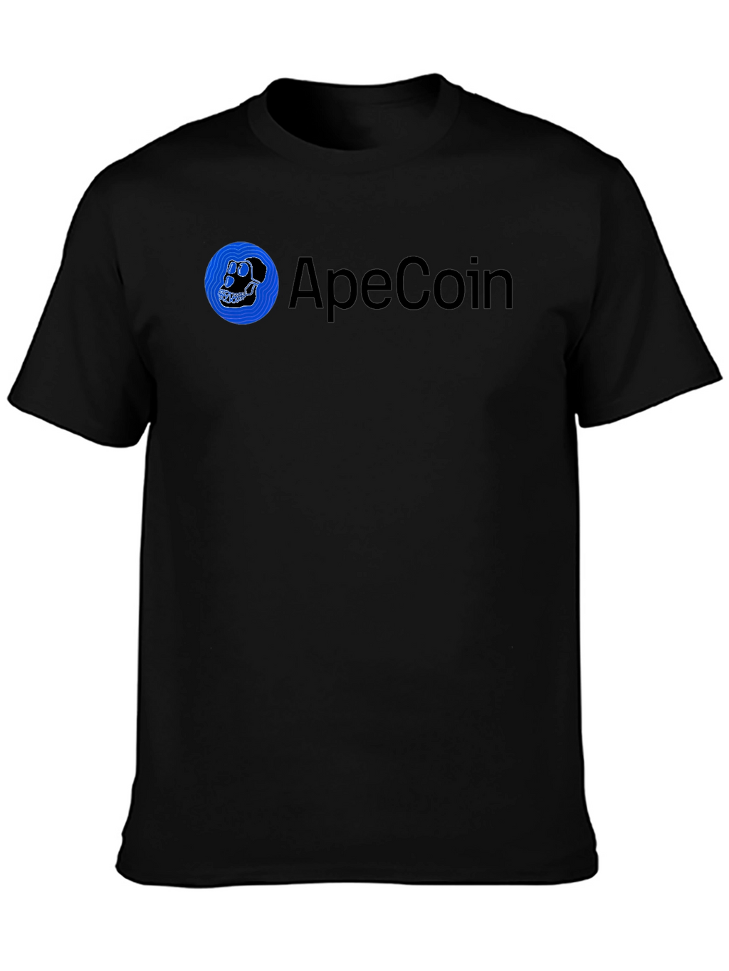ApeCoin Black T-Shirt - Crypto Fashion