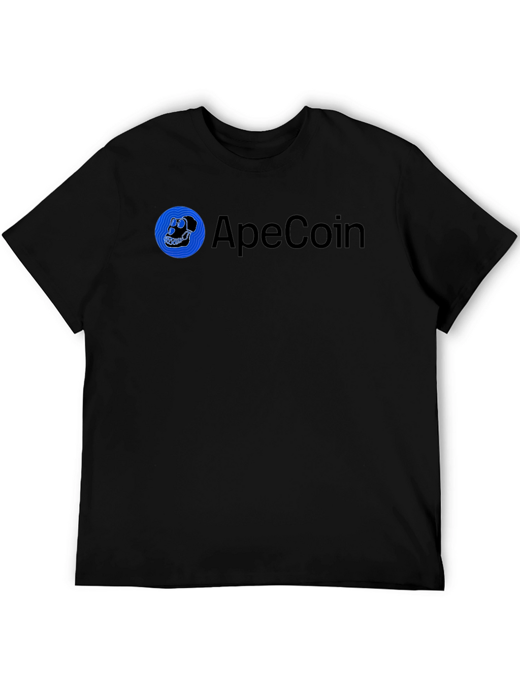 ApeCoin Black T-Shirt - Crypto Fashion