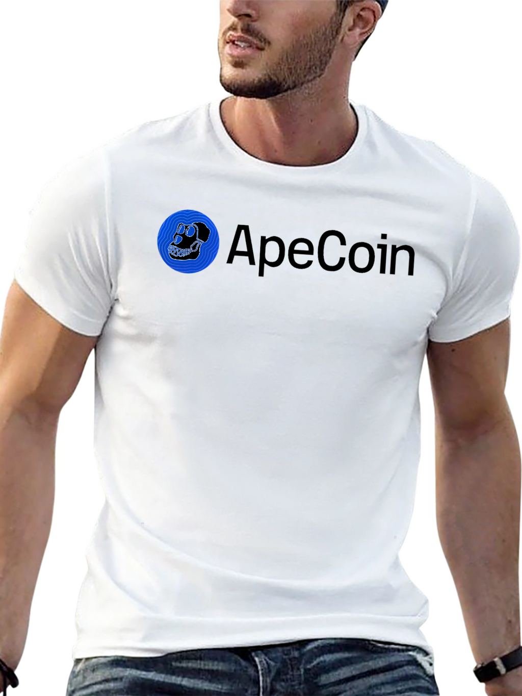 ApeCoin Black T-Shirt - Crypto Fashion
