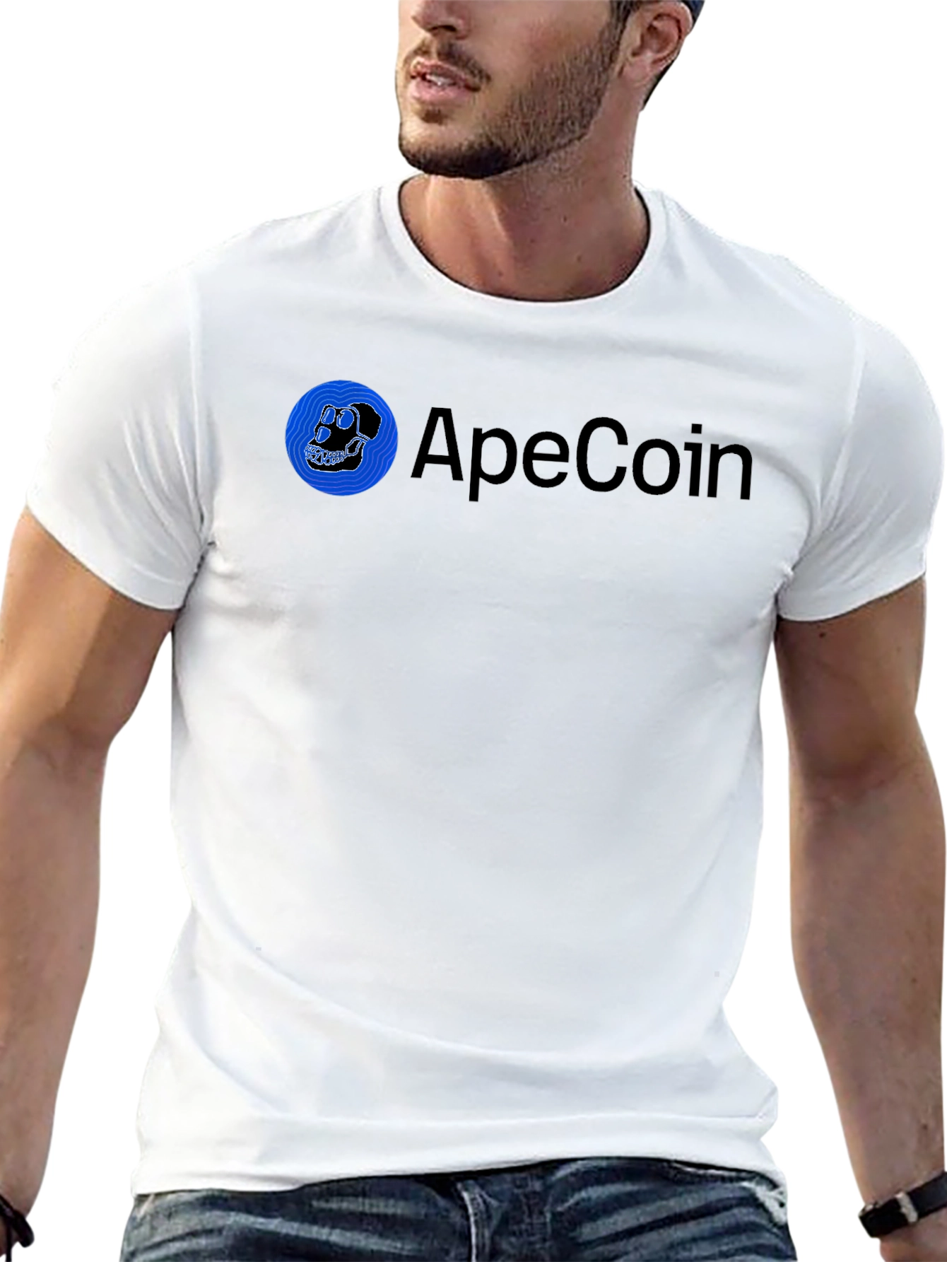ApeCoin Black T-Shirt - Crypto Fashion