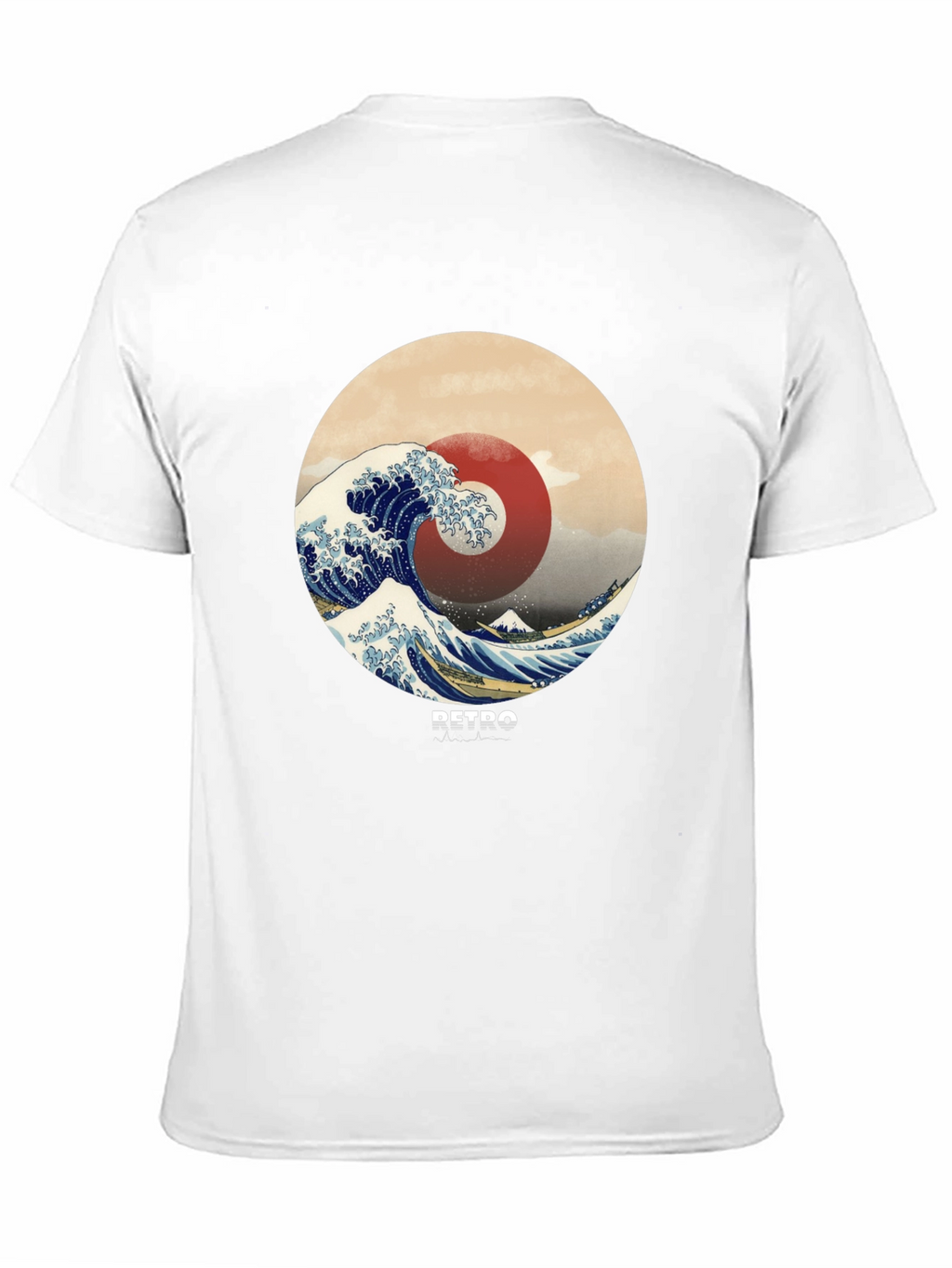 Retro Wave Graphic Tee - Stylish Casual Comfort