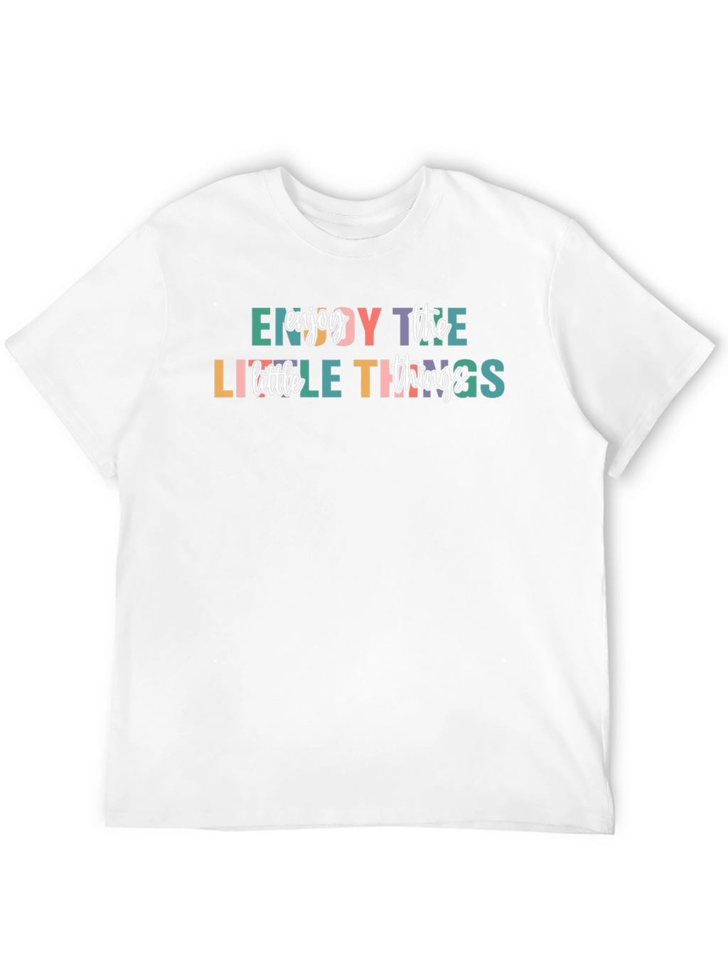 Enjoy the Little Things Graphic Tee - Black