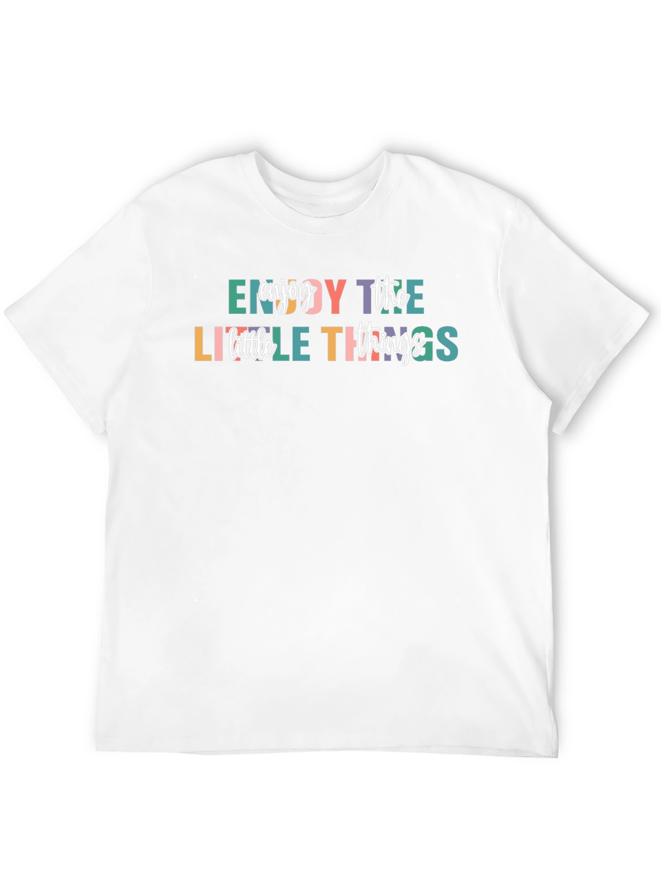 Enjoy the Little Things Graphic Tee - Black