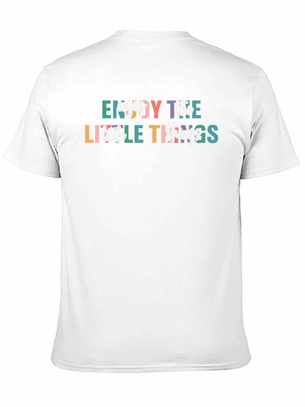 Enjoy the Little Things Graphic Tee - Black