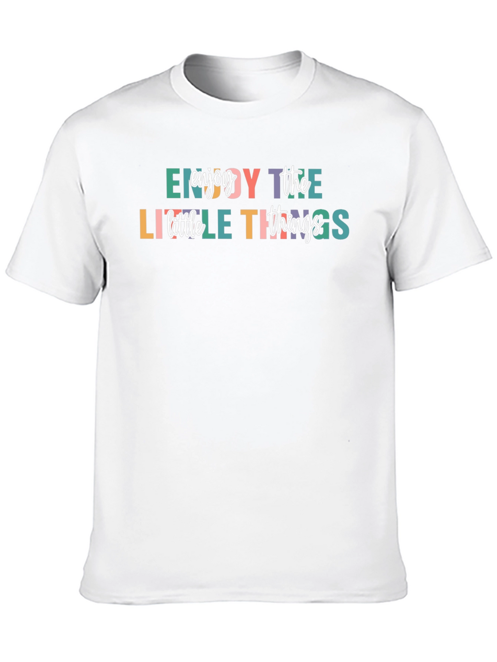 Enjoy the Little Things Graphic Tee - Black