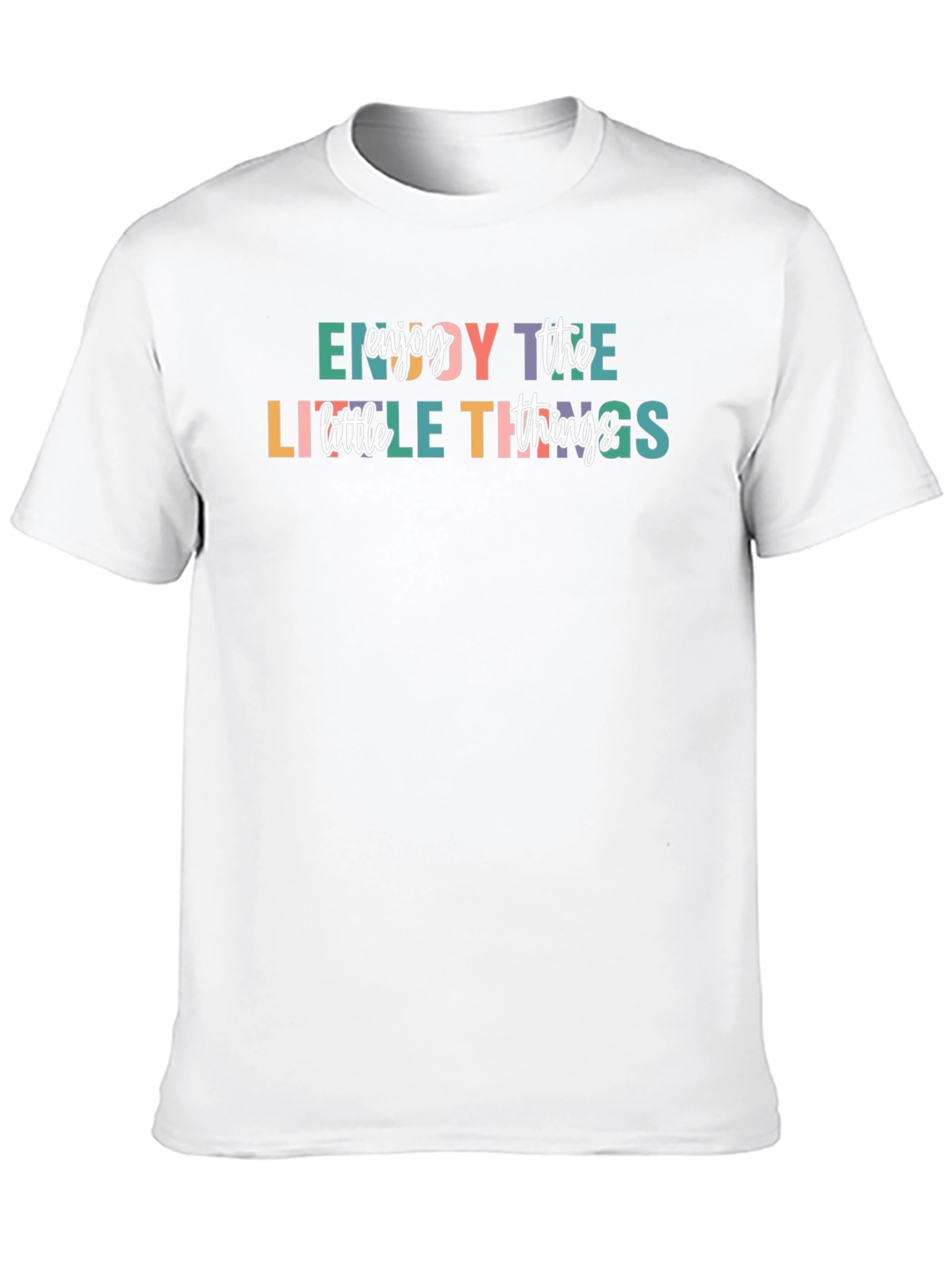 Enjoy the Little Things Graphic Tee - Black