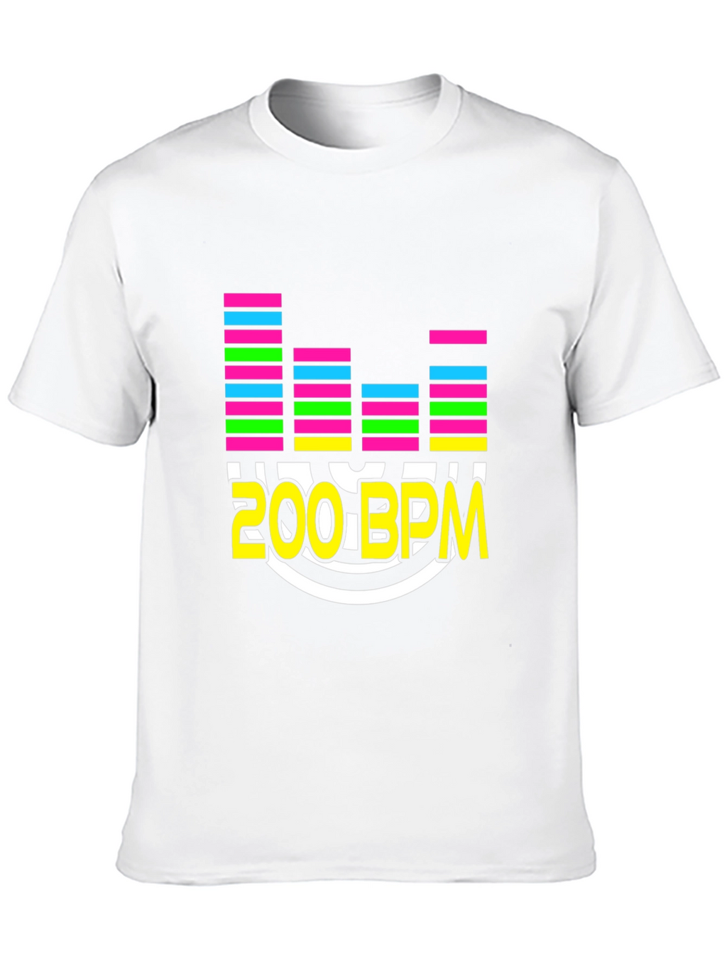 200 BPM Music Lover Graphic T-Shirt
