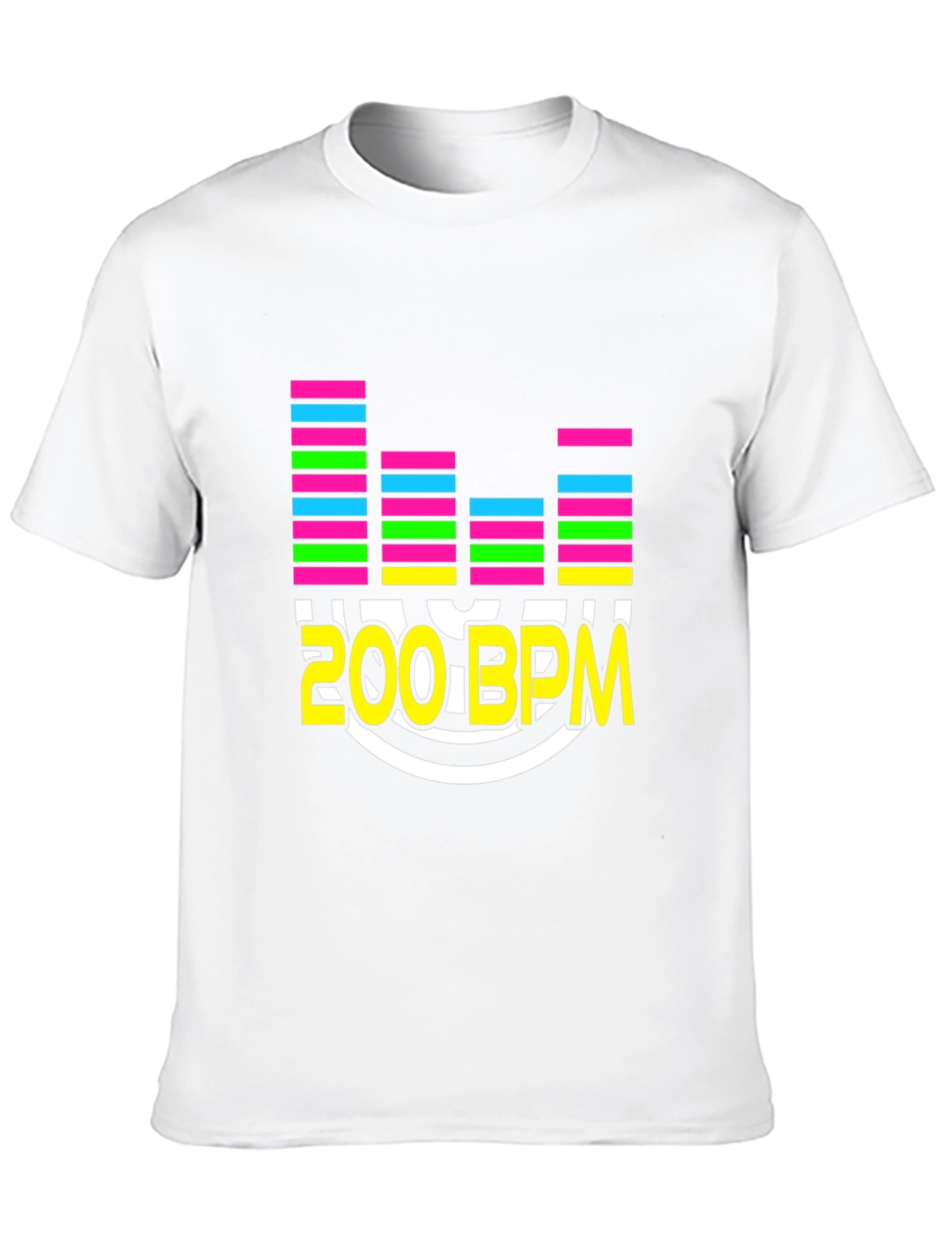 200 BPM Music Lover Graphic T-Shirt