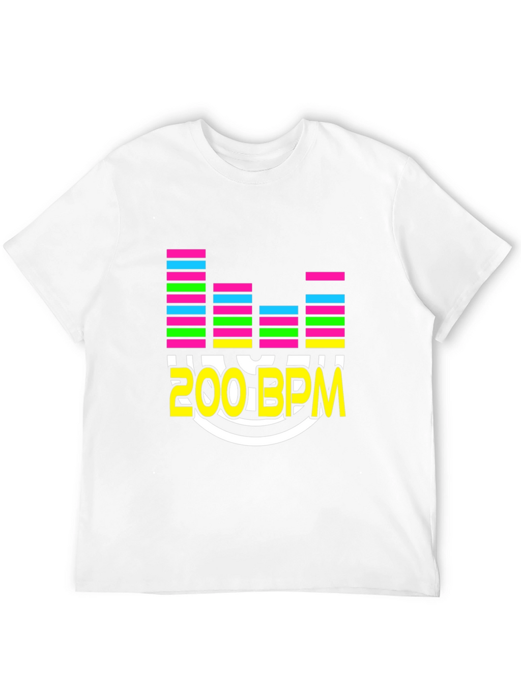 200 BPM Music Lover Graphic T-Shirt