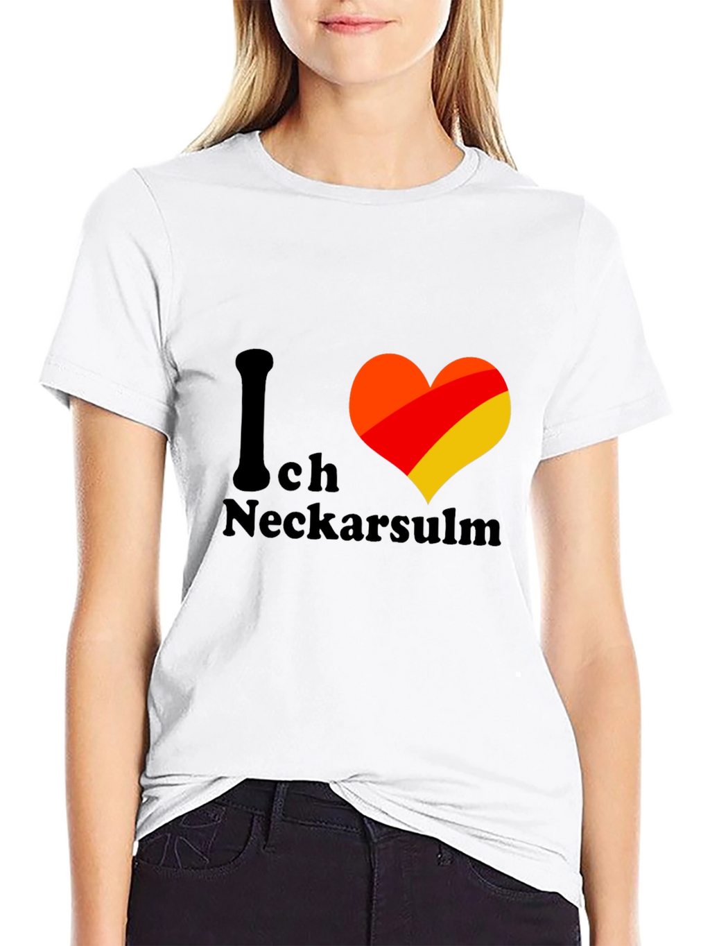 I Love Neckarsulm Germany Heart T-Shirt