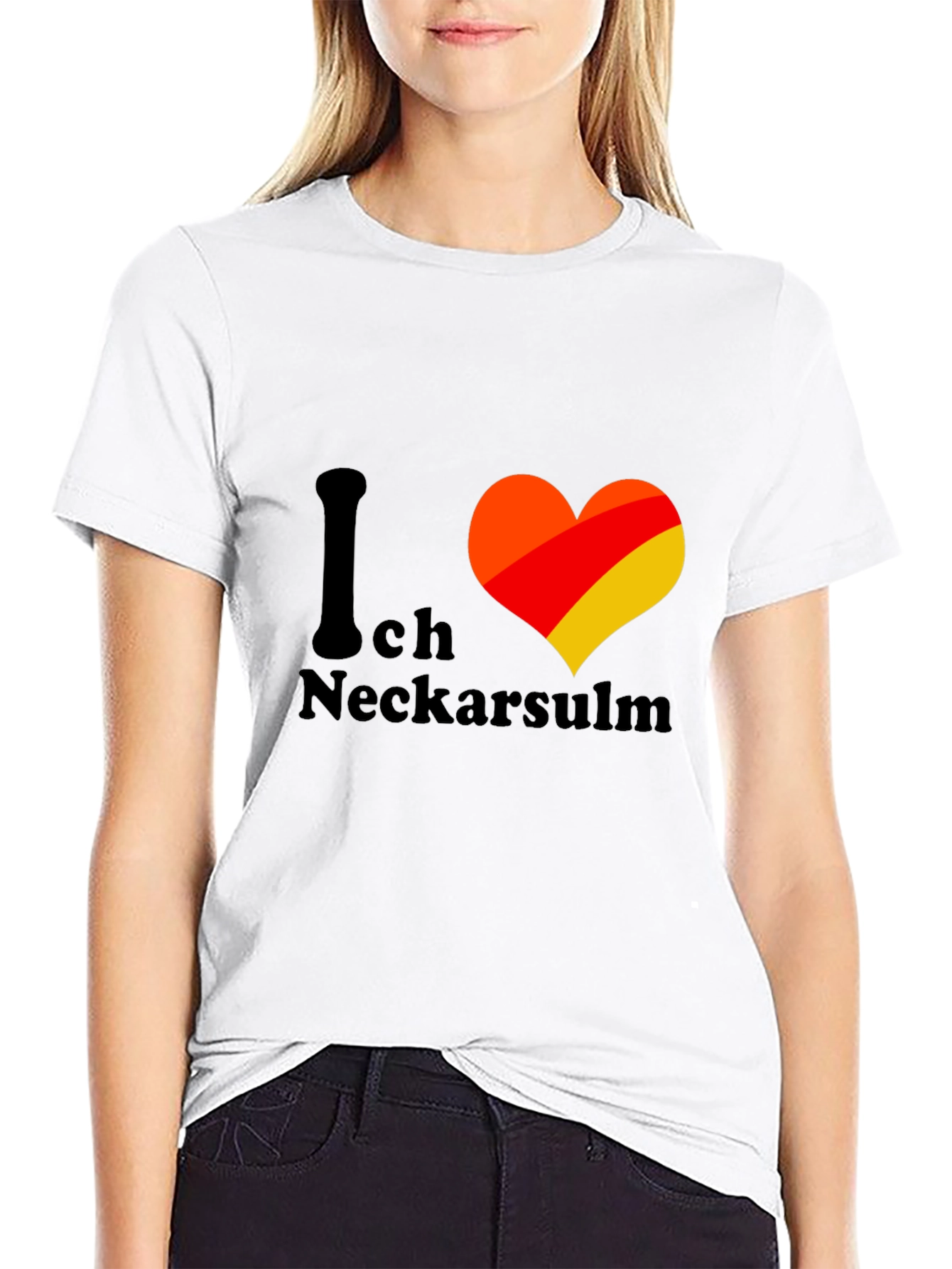 I Love Neckarsulm Germany Heart T-Shirt
