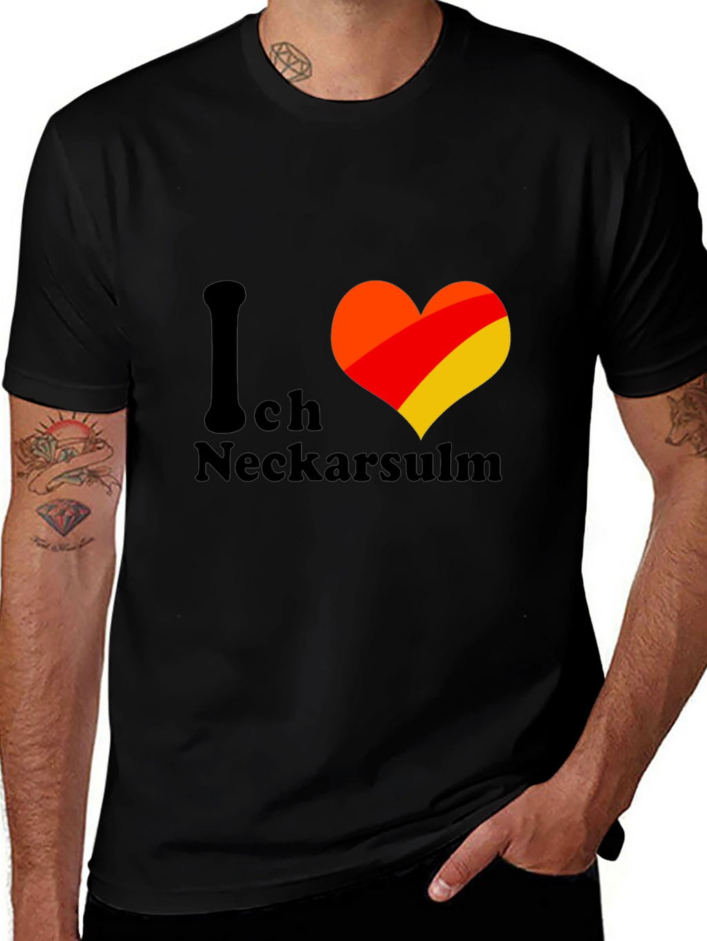 I Love Neckarsulm Germany Heart T-Shirt