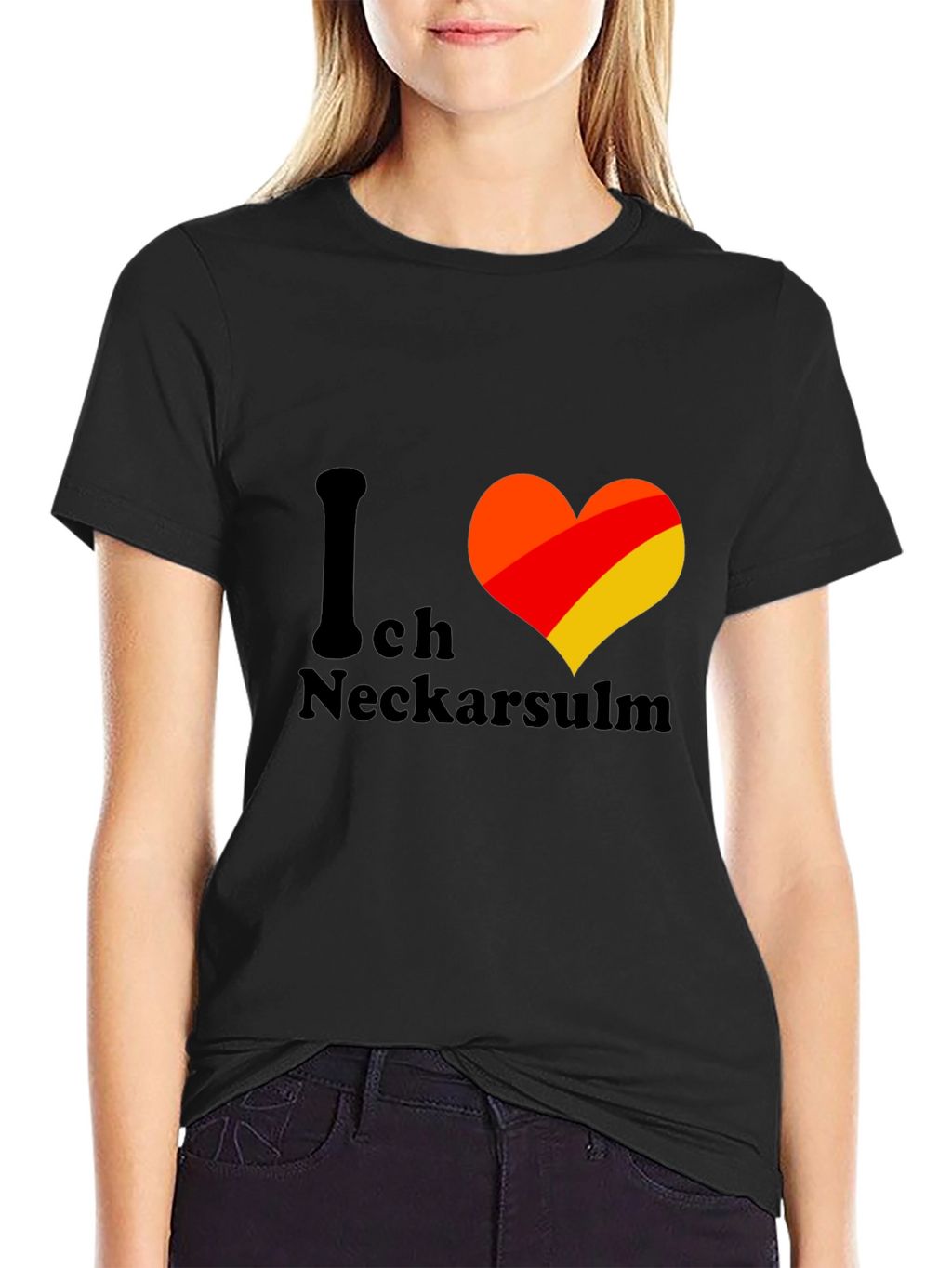 I Love Neckarsulm Germany Heart T-Shirt