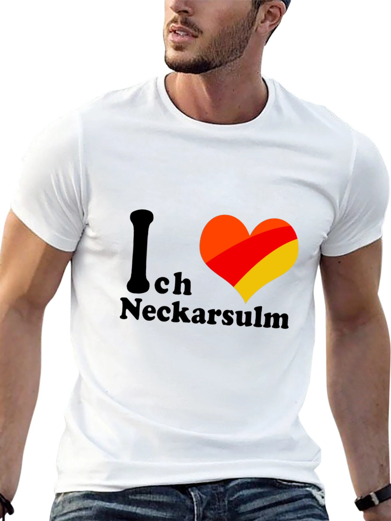 I Love Neckarsulm Germany Heart T-Shirt