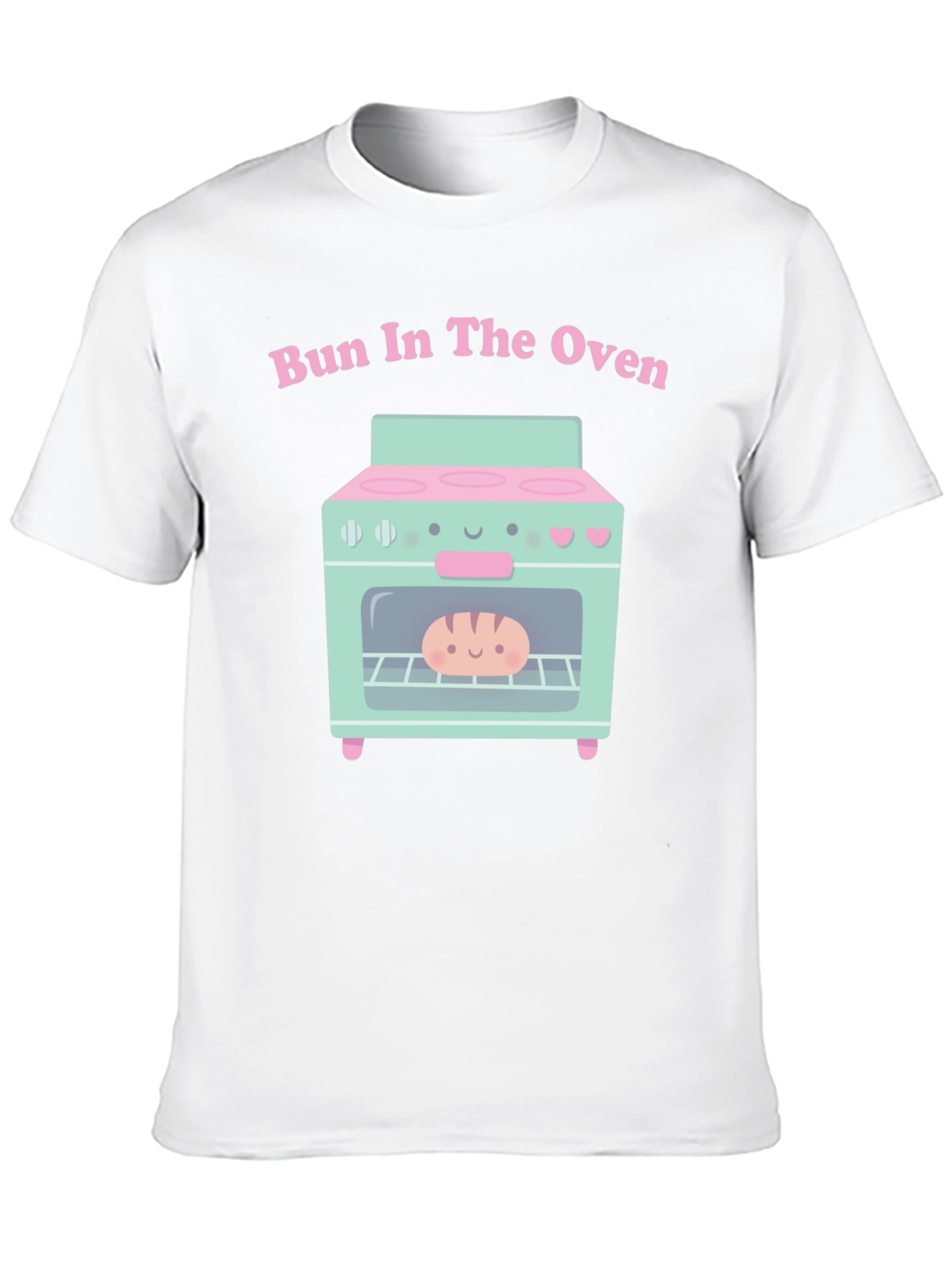 Bun in the Oven Cute Pregnancy Announcement Tee