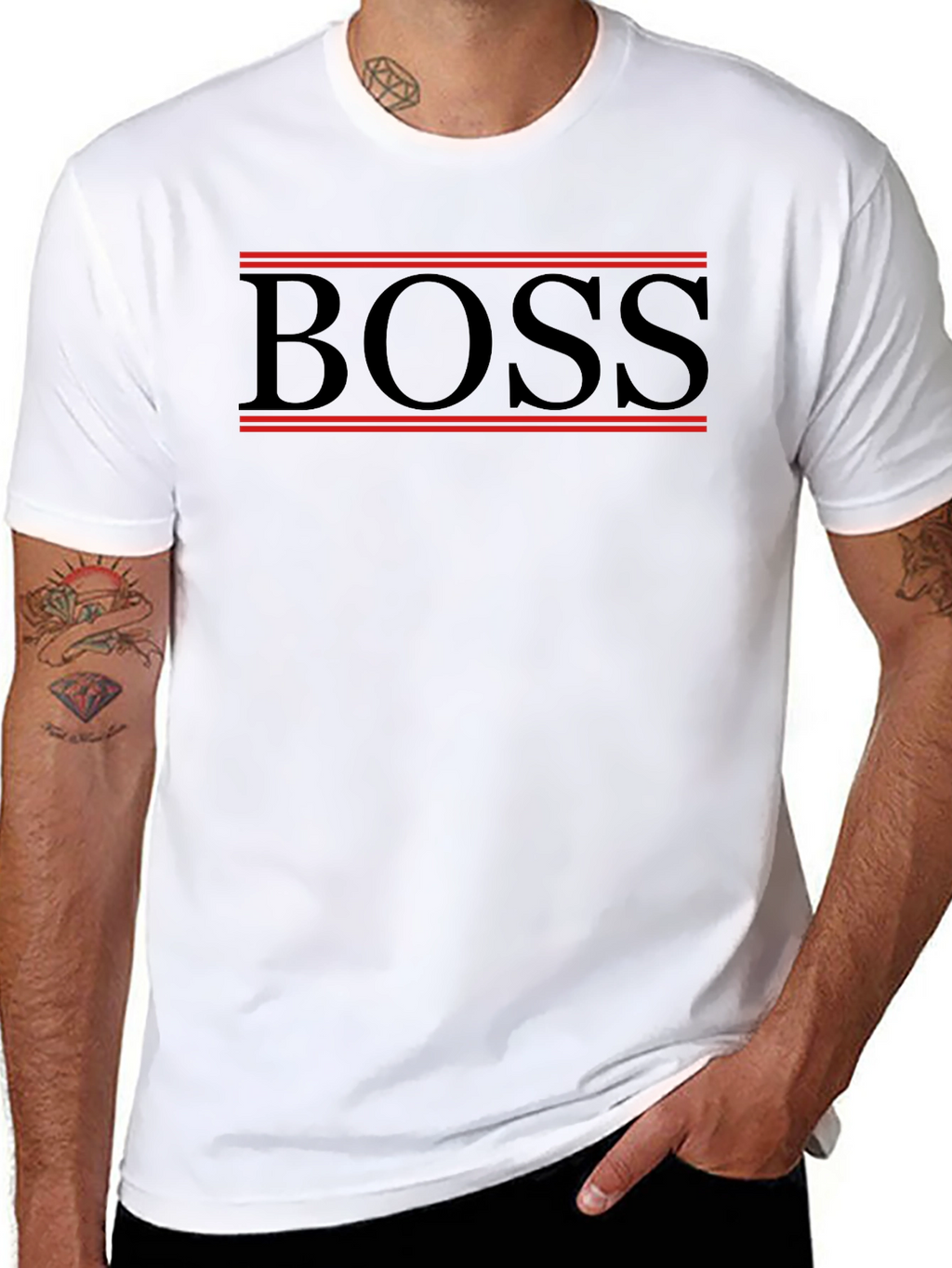 BOSS Graphic Tee - Stylish and Comfortable