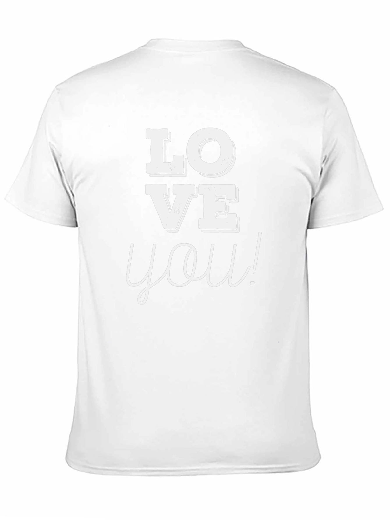 Love You Graphic Tee - Black