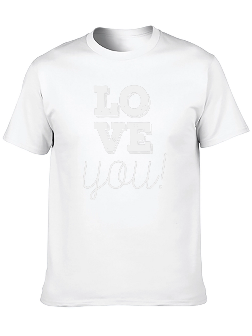 Love You Graphic Tee - Black