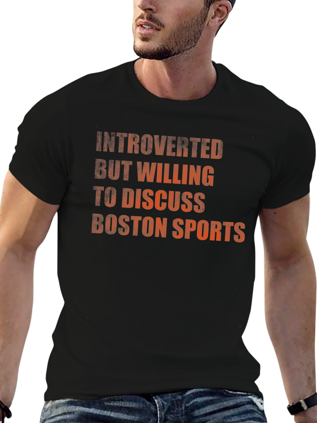 Introverted Boston Sports Fan T-Shirt