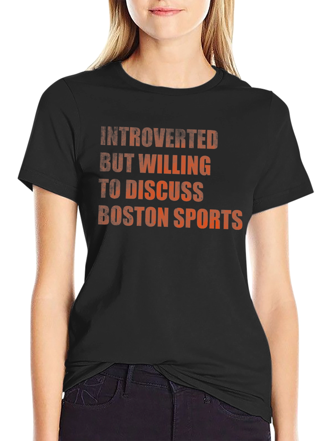 Introverted Boston Sports Fan T-Shirt