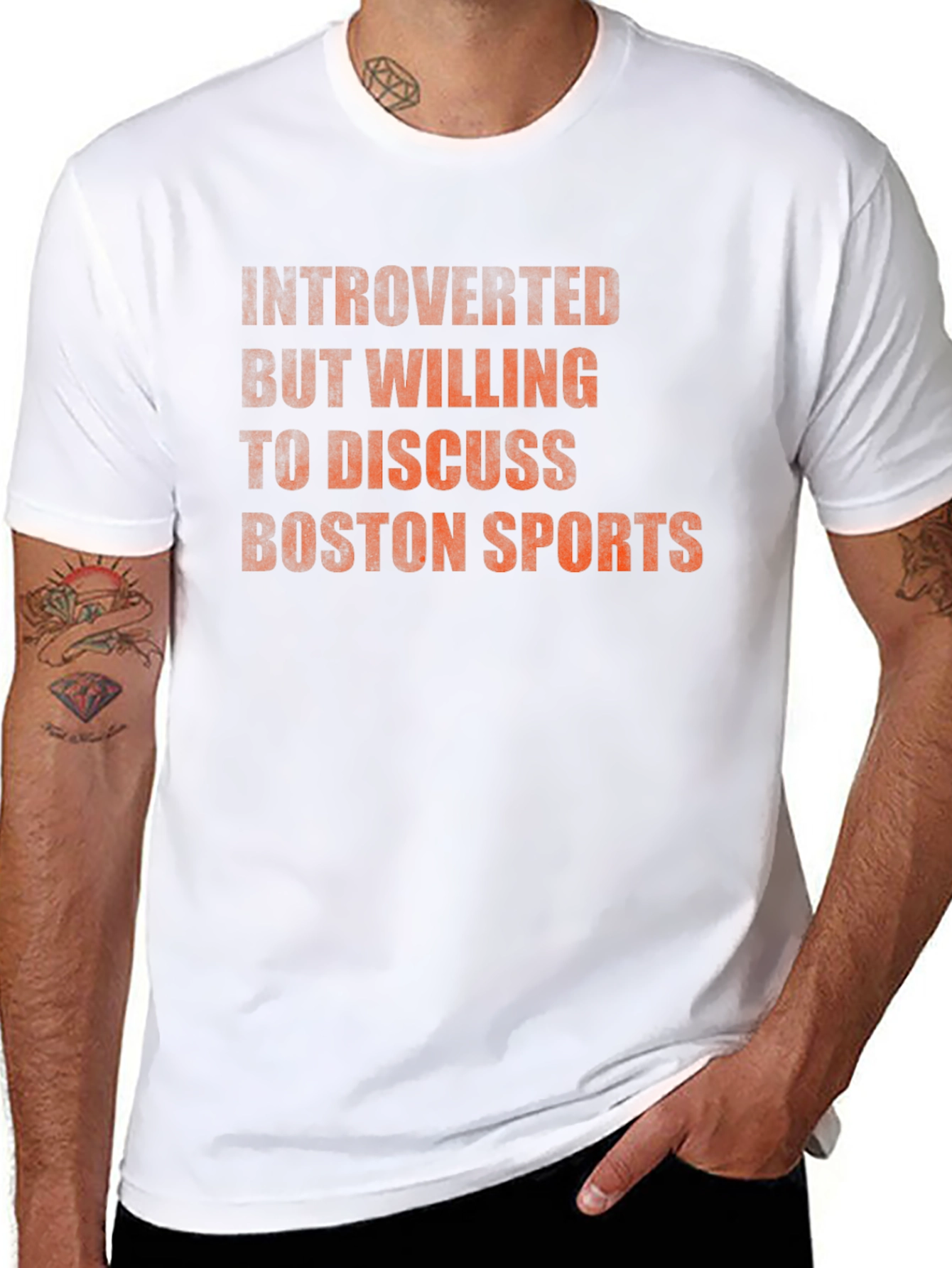 Introverted Boston Sports Fan T-Shirt
