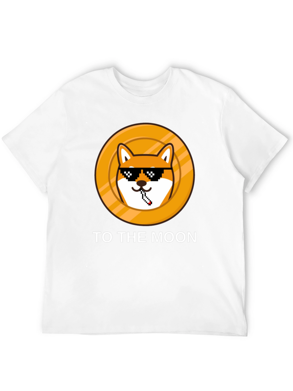 DogeCoin To The Moon Black T-Shirt