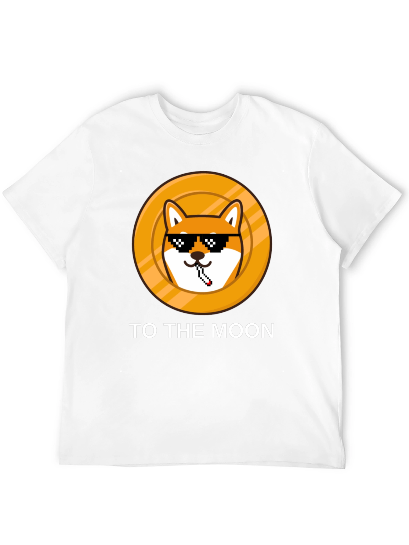 DogeCoin To The Moon Black T-Shirt