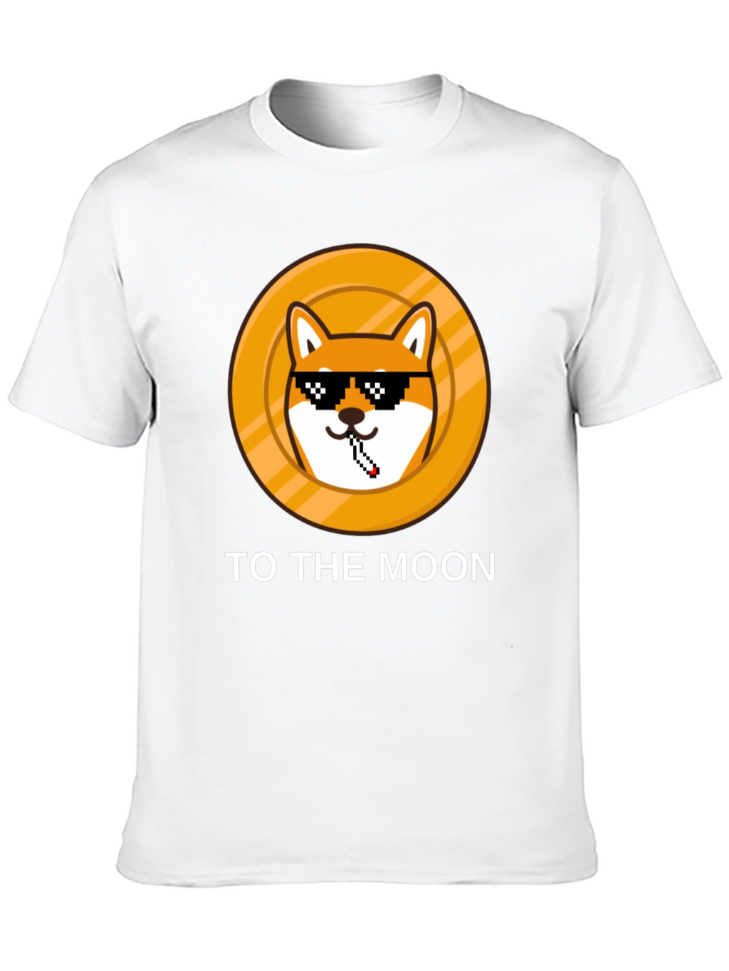 DogeCoin To The Moon Black T-Shirt