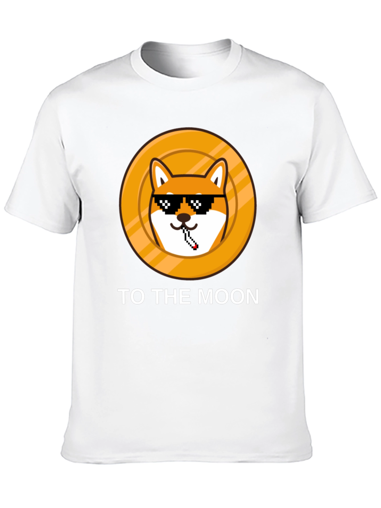 DogeCoin To The Moon Black T-Shirt