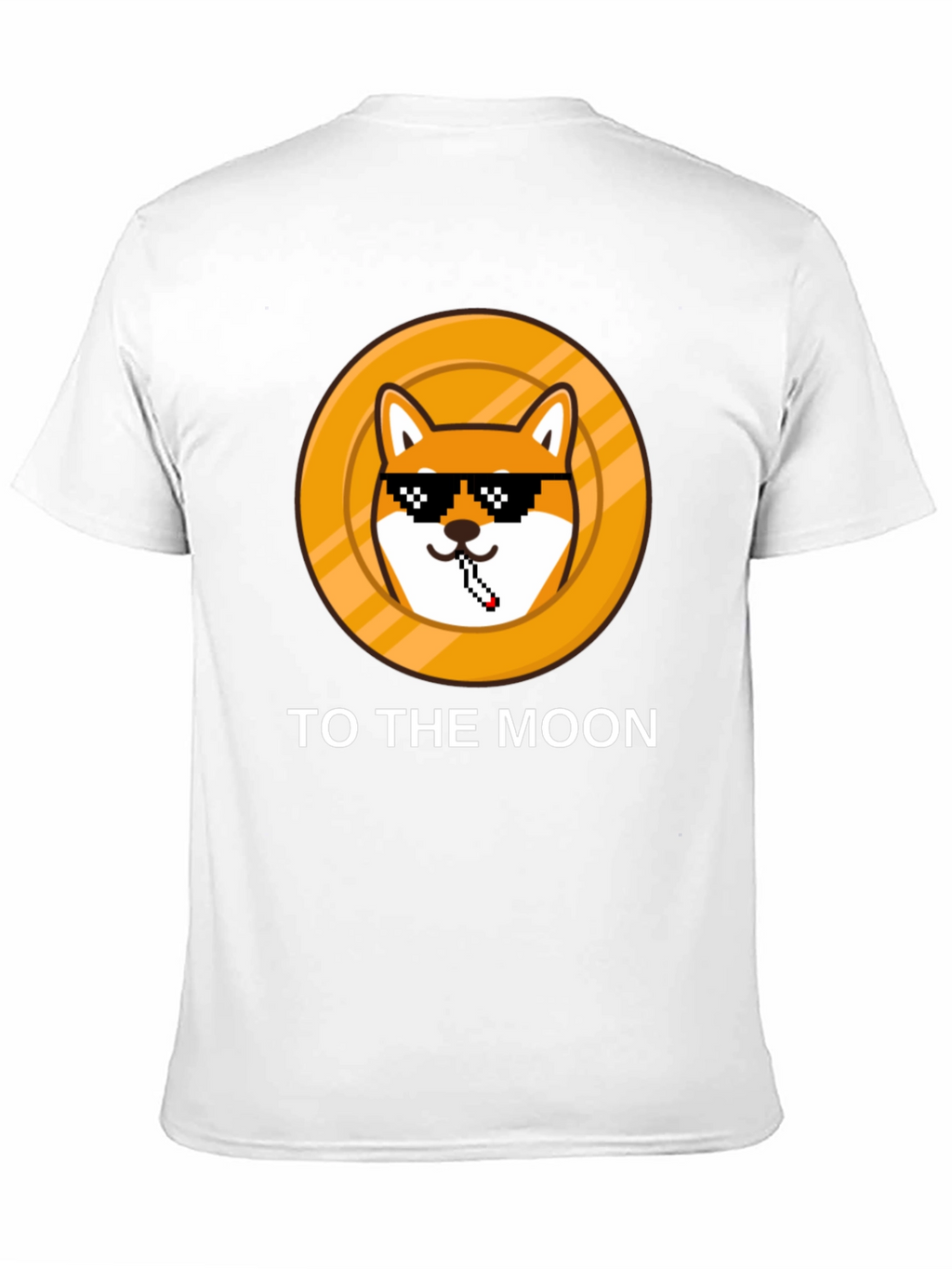 DogeCoin To The Moon Black T-Shirt