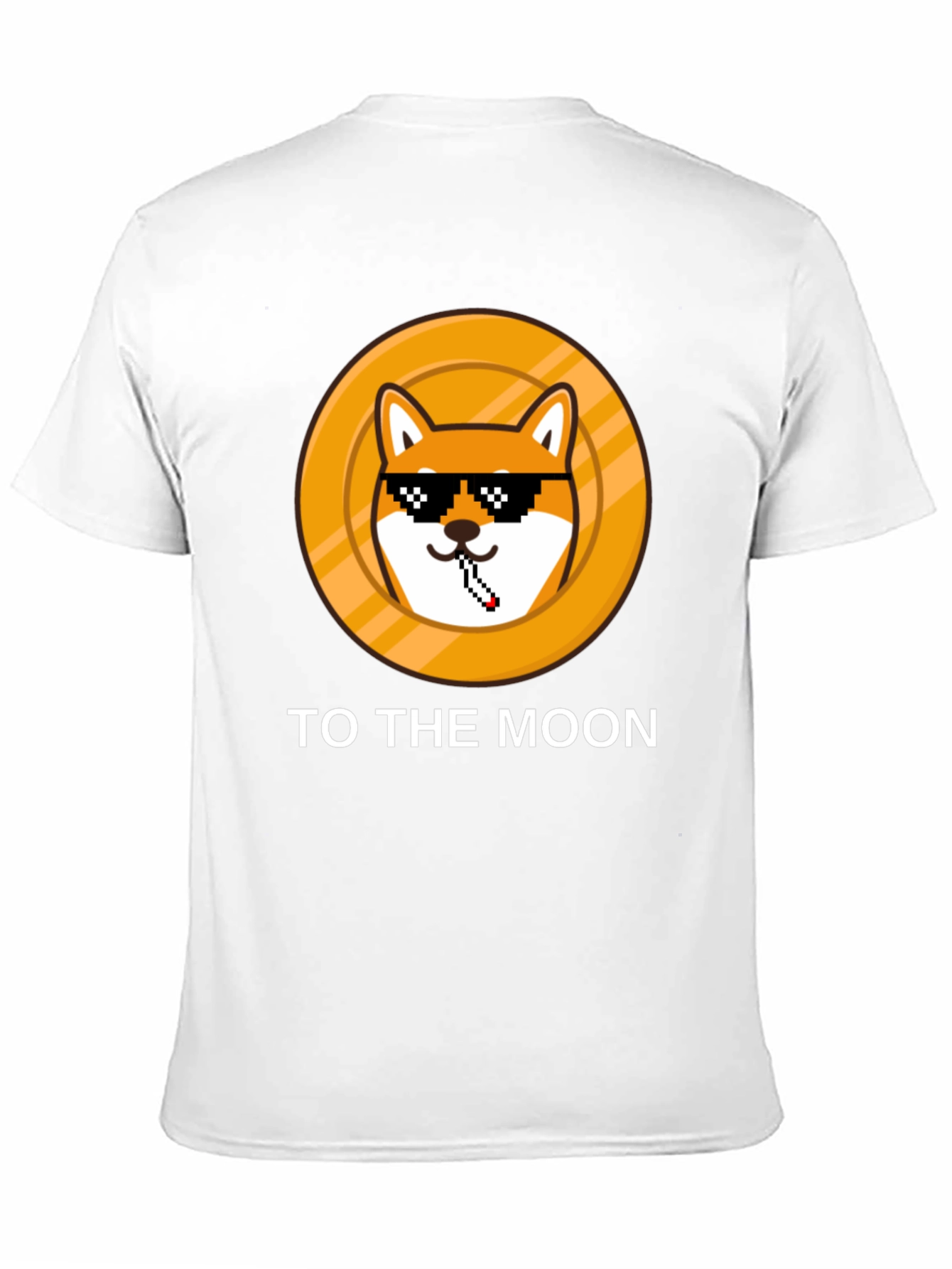 DogeCoin To The Moon Black T-Shirt