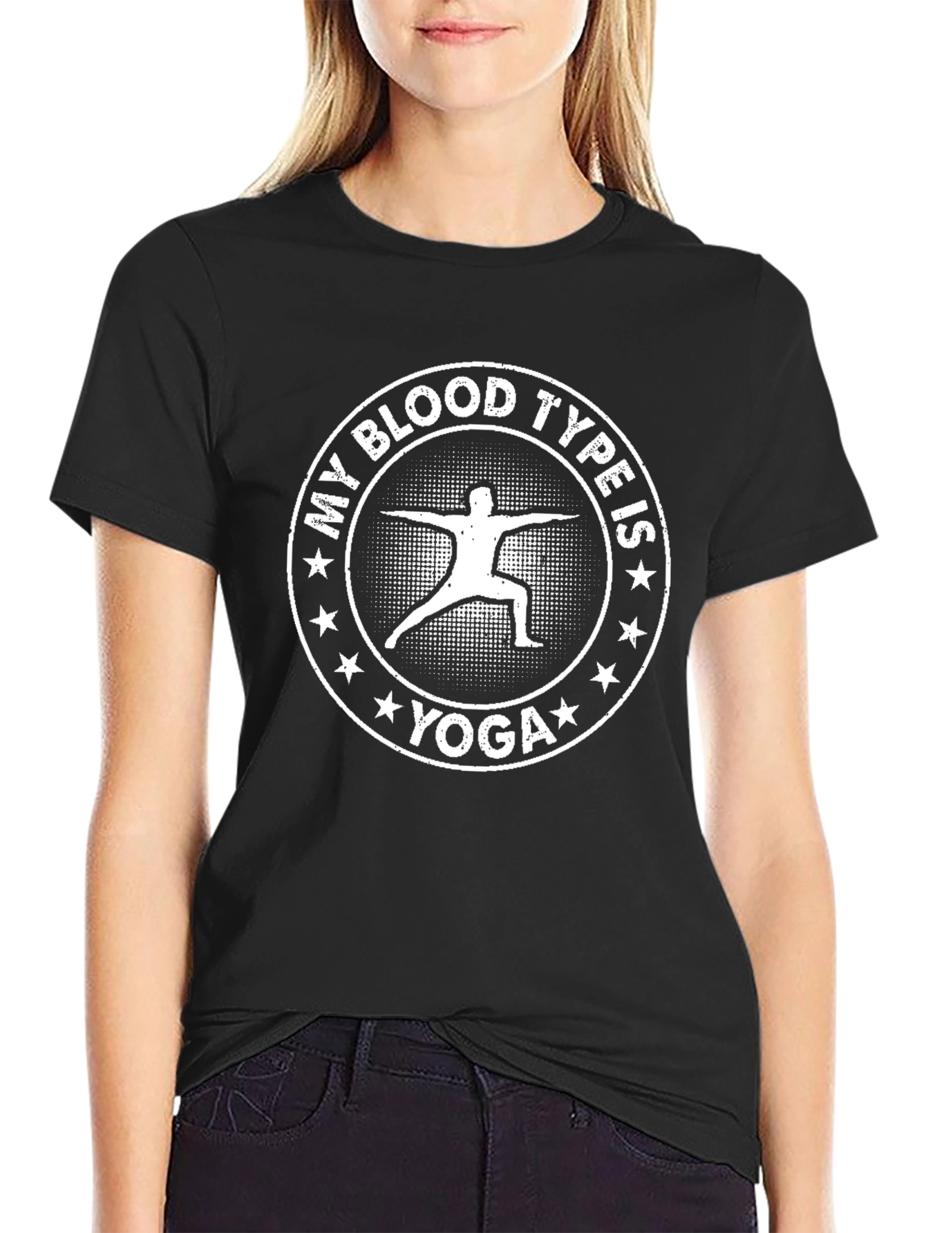 My Blood Type is Yoga Graphic T-Shirt