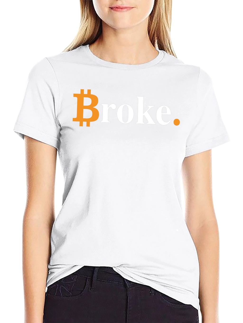 Bitcoin Broke T-Shirt - Crypto Investor Humor