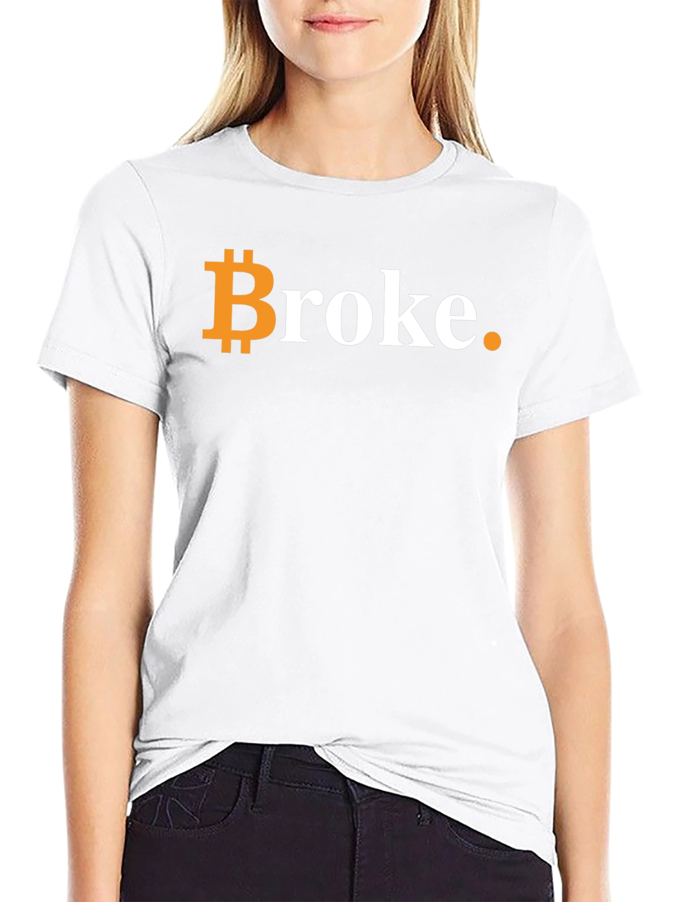 Bitcoin Broke T-Shirt - Crypto Investor Humor
