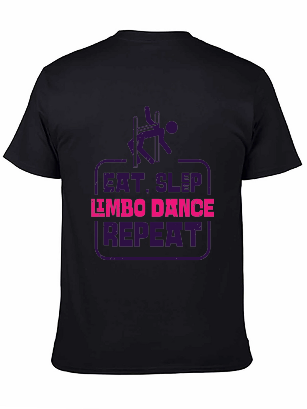 Eat Sleep Limbo Dance Repeat Black T-Shirt