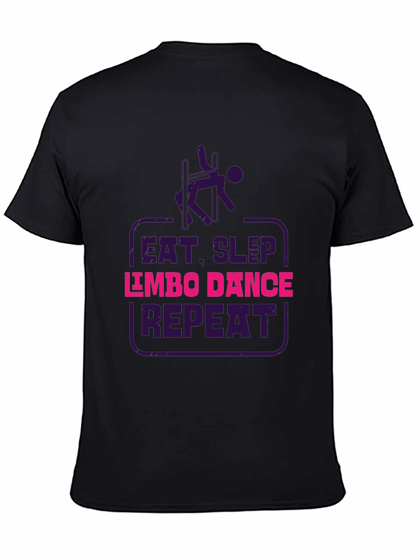 Eat Sleep Limbo Dance Repeat Black T-Shirt