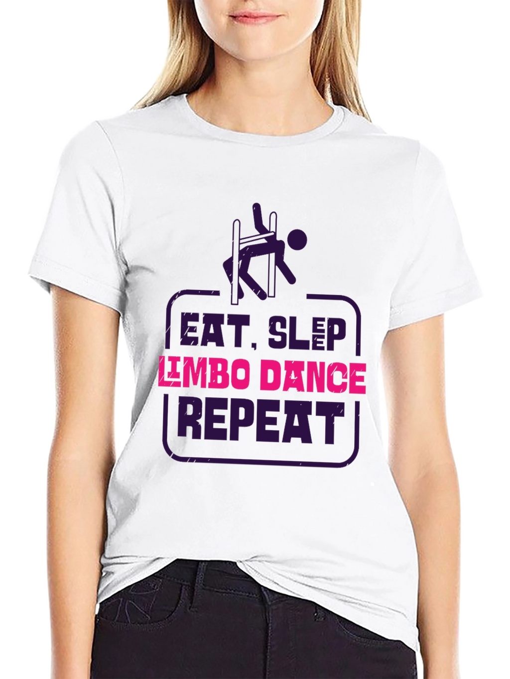 Eat Sleep Limbo Dance Repeat Black T-Shirt