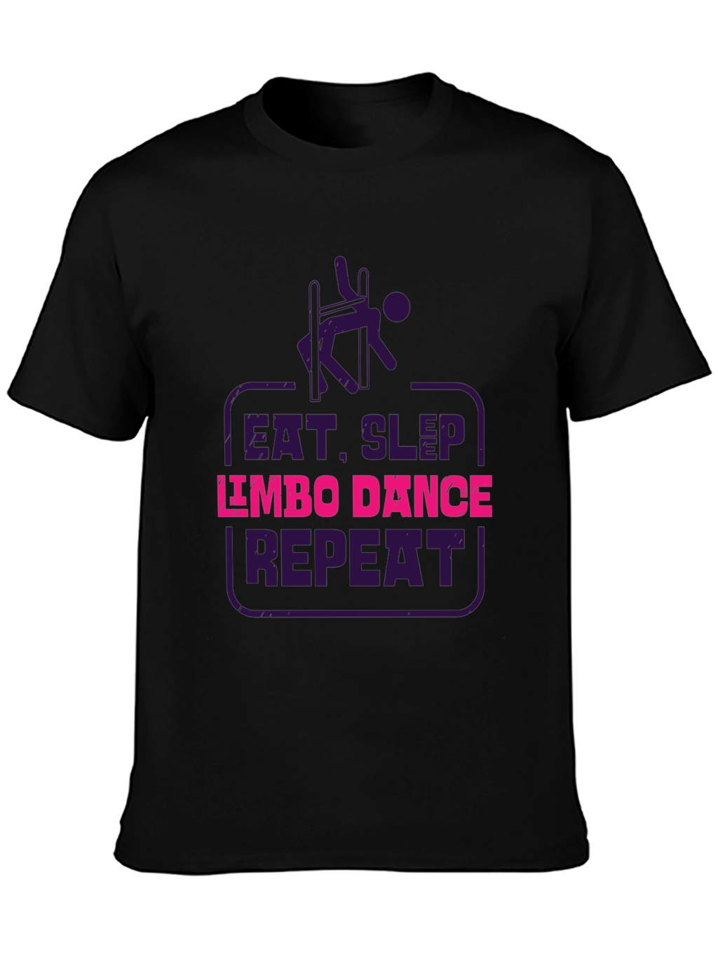 Eat Sleep Limbo Dance Repeat Black T-Shirt