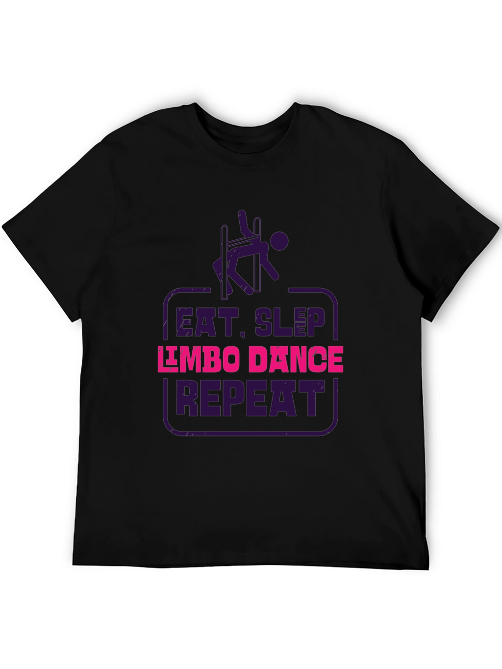 Eat Sleep Limbo Dance Repeat Black T-Shirt