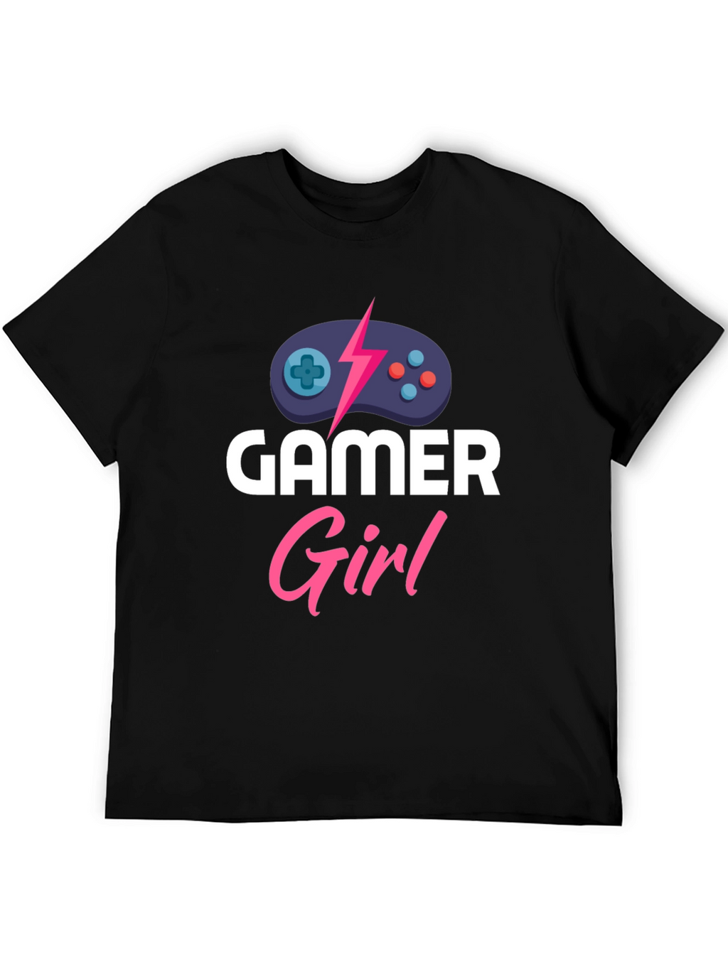 Gamer Girl Black T-Shirt