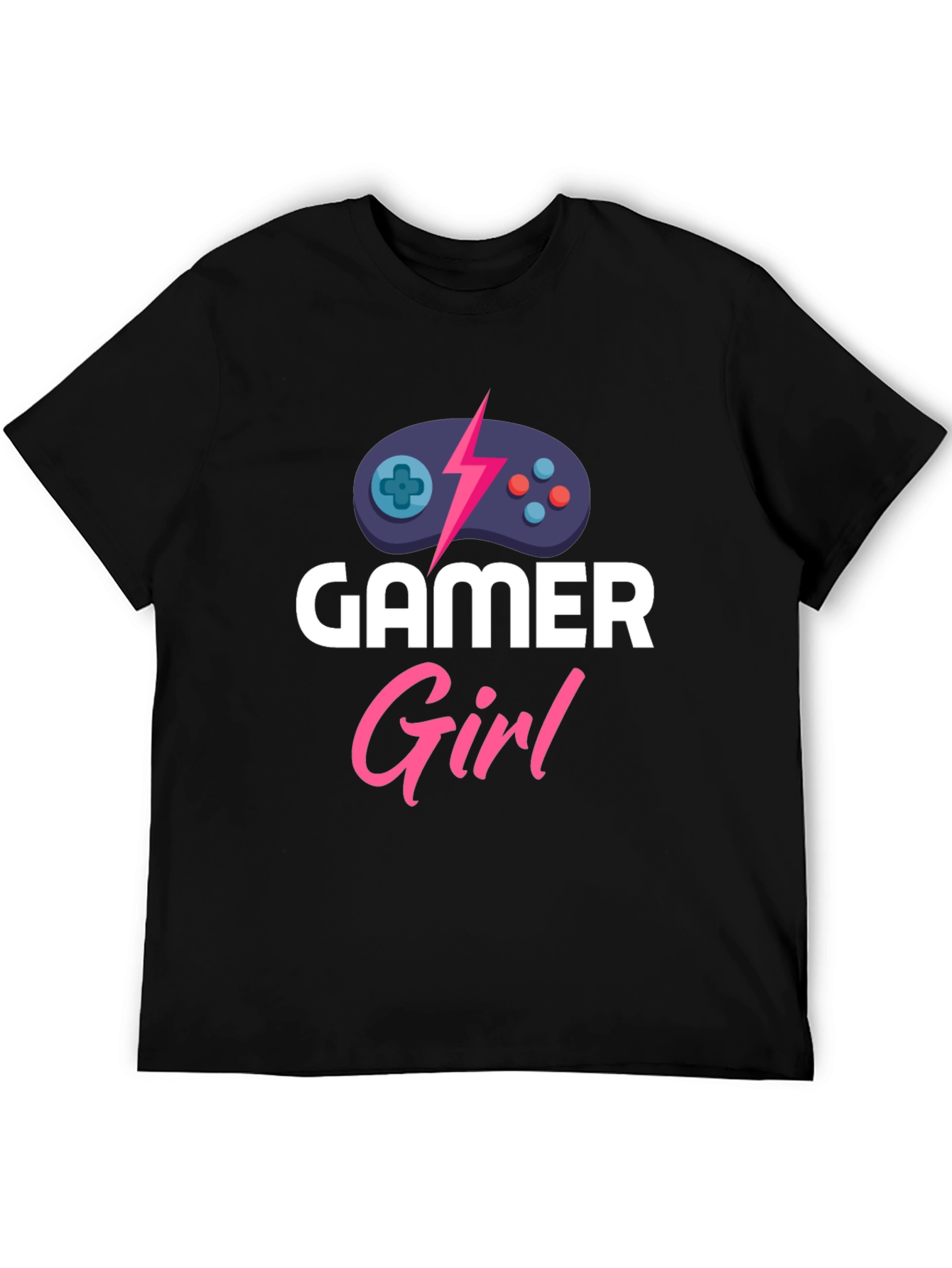Gamer Girl Black T-Shirt
