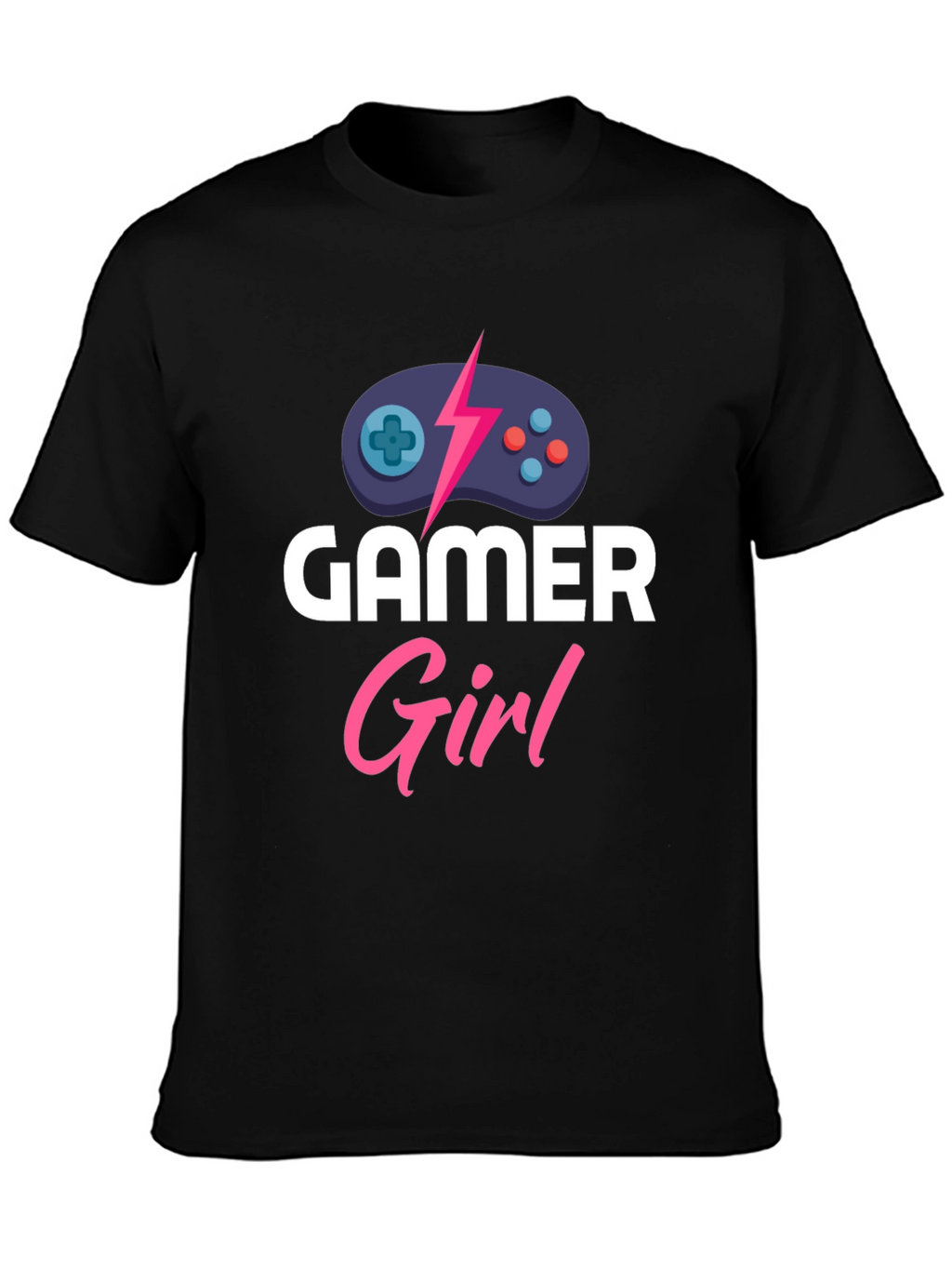 Gamer Girl Black T-Shirt
