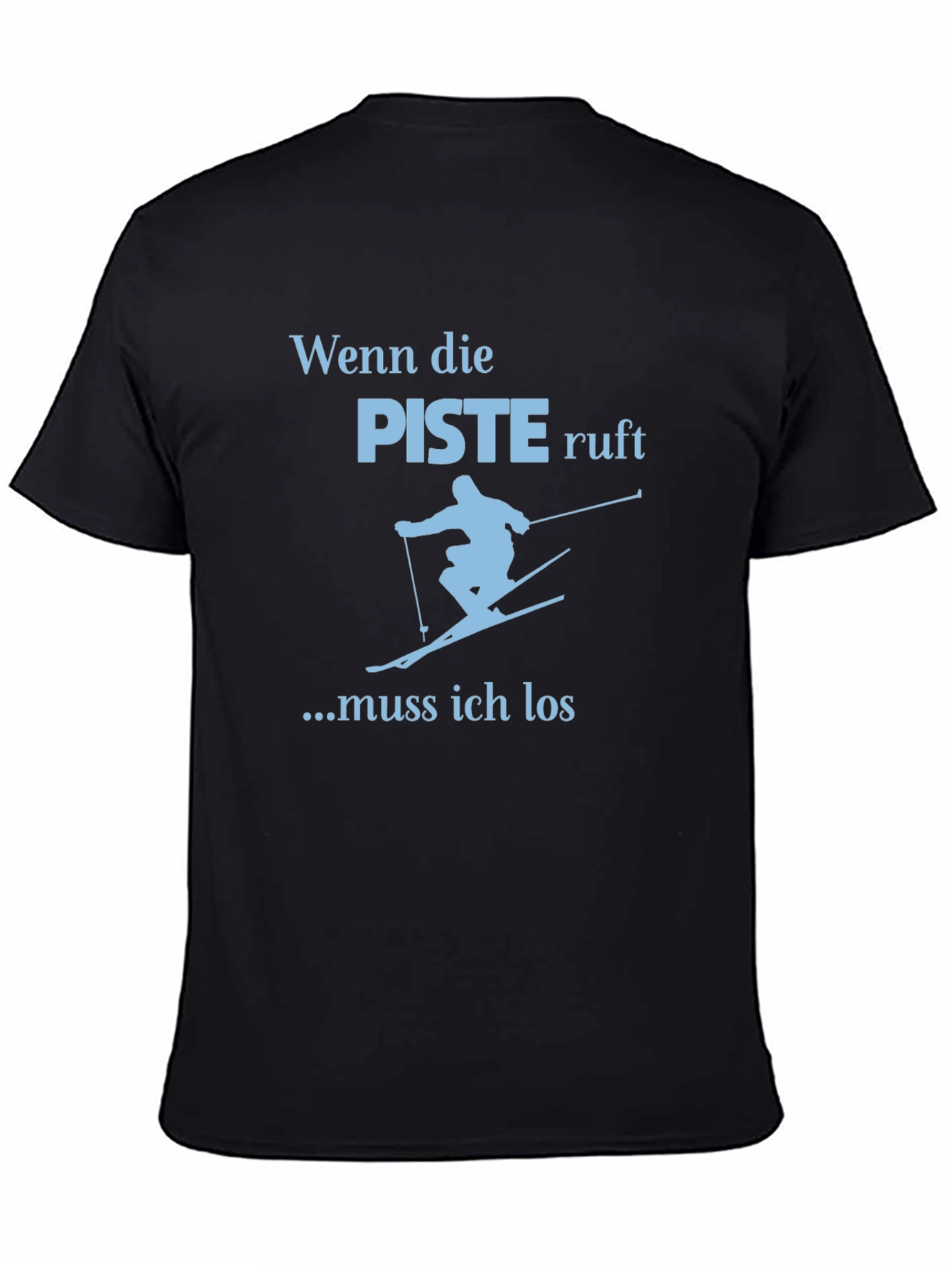 Skiing Graphic Tee - When the slopes call!