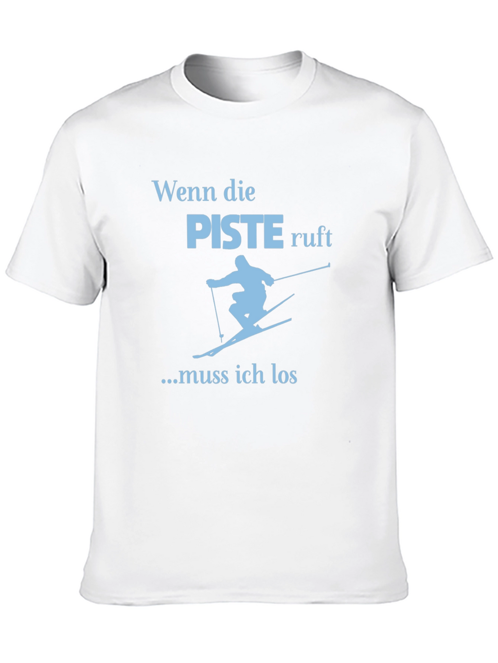 Skiing Graphic Tee - When the slopes call!